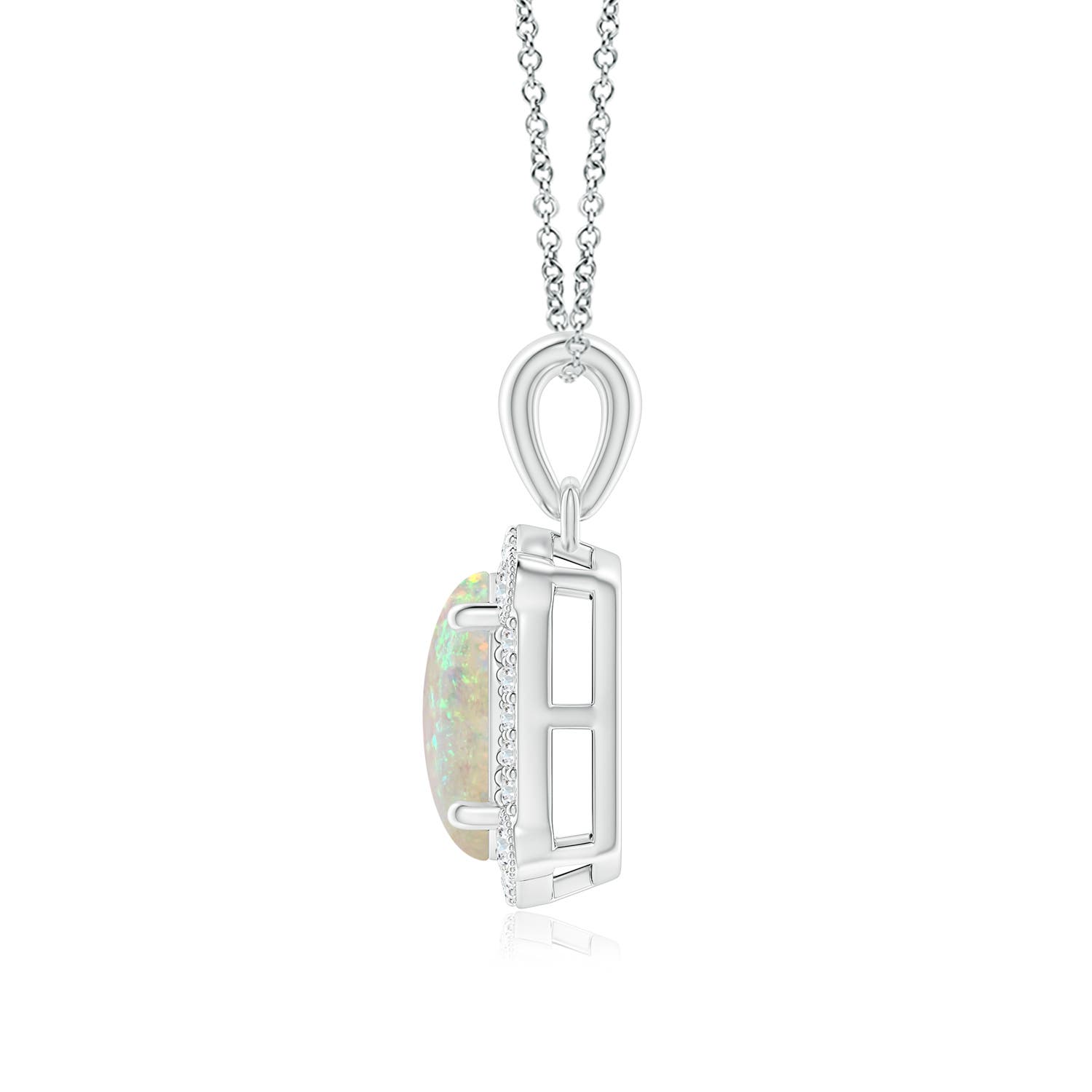 AAA - Opal / 1.24 CT / 14 KT White Gold