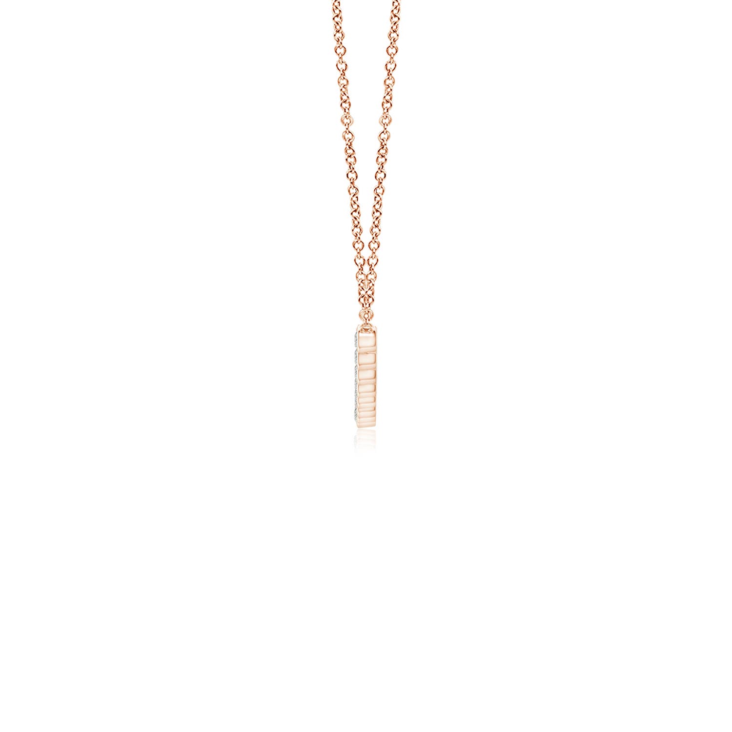 K, I3 / 0.49 CT / 14 KT Rose Gold