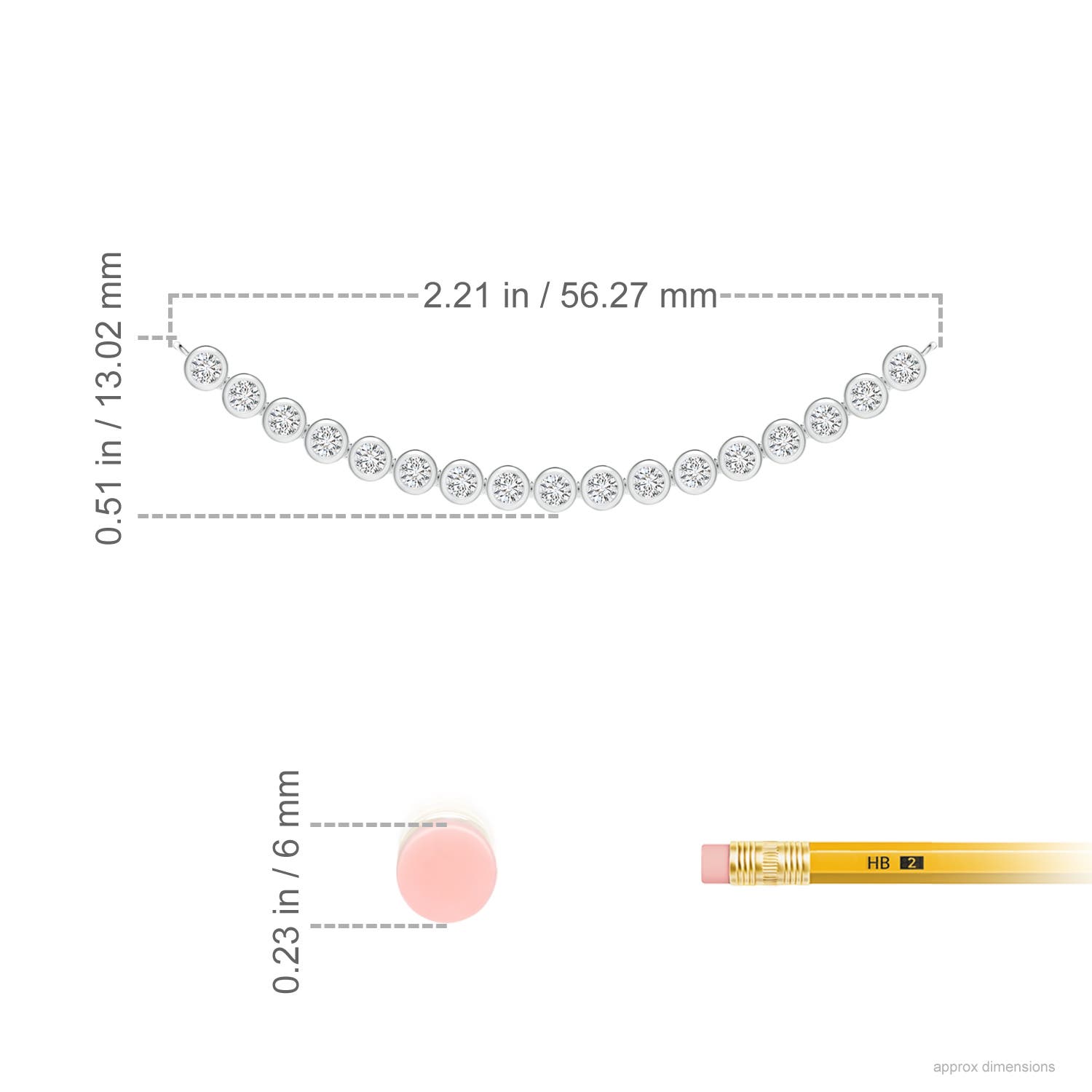 H, SI2 / 0.66 CT / 14 KT White Gold