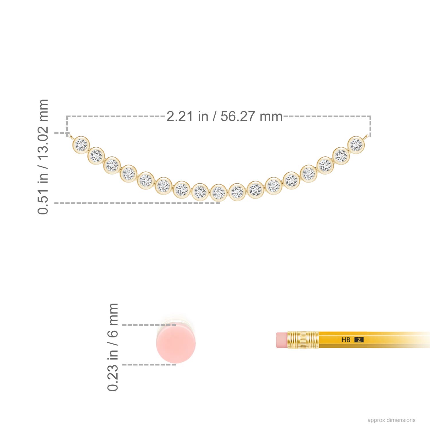 H, SI2 / 0.66 CT / 14 KT Yellow Gold