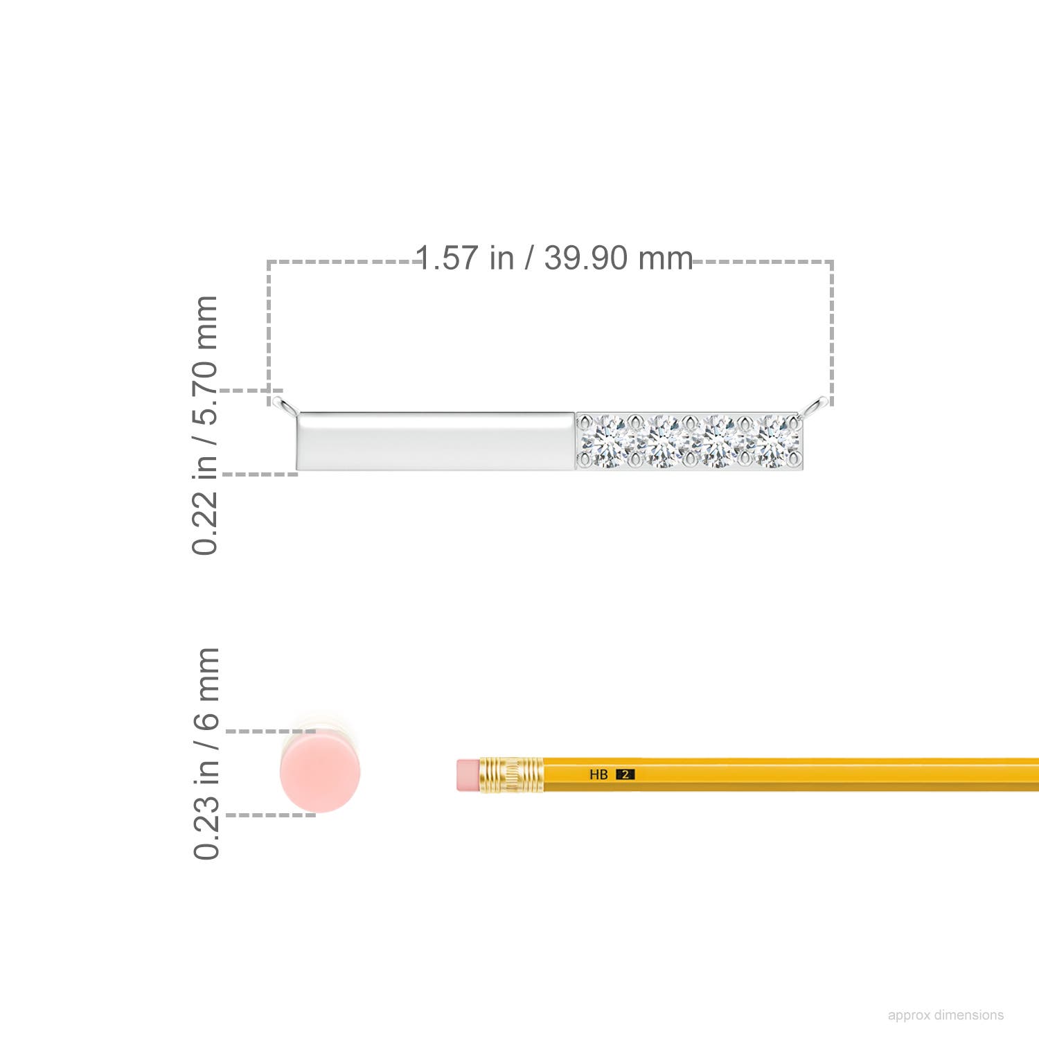 G, VS2 / 0.76 CT / 14 KT White Gold