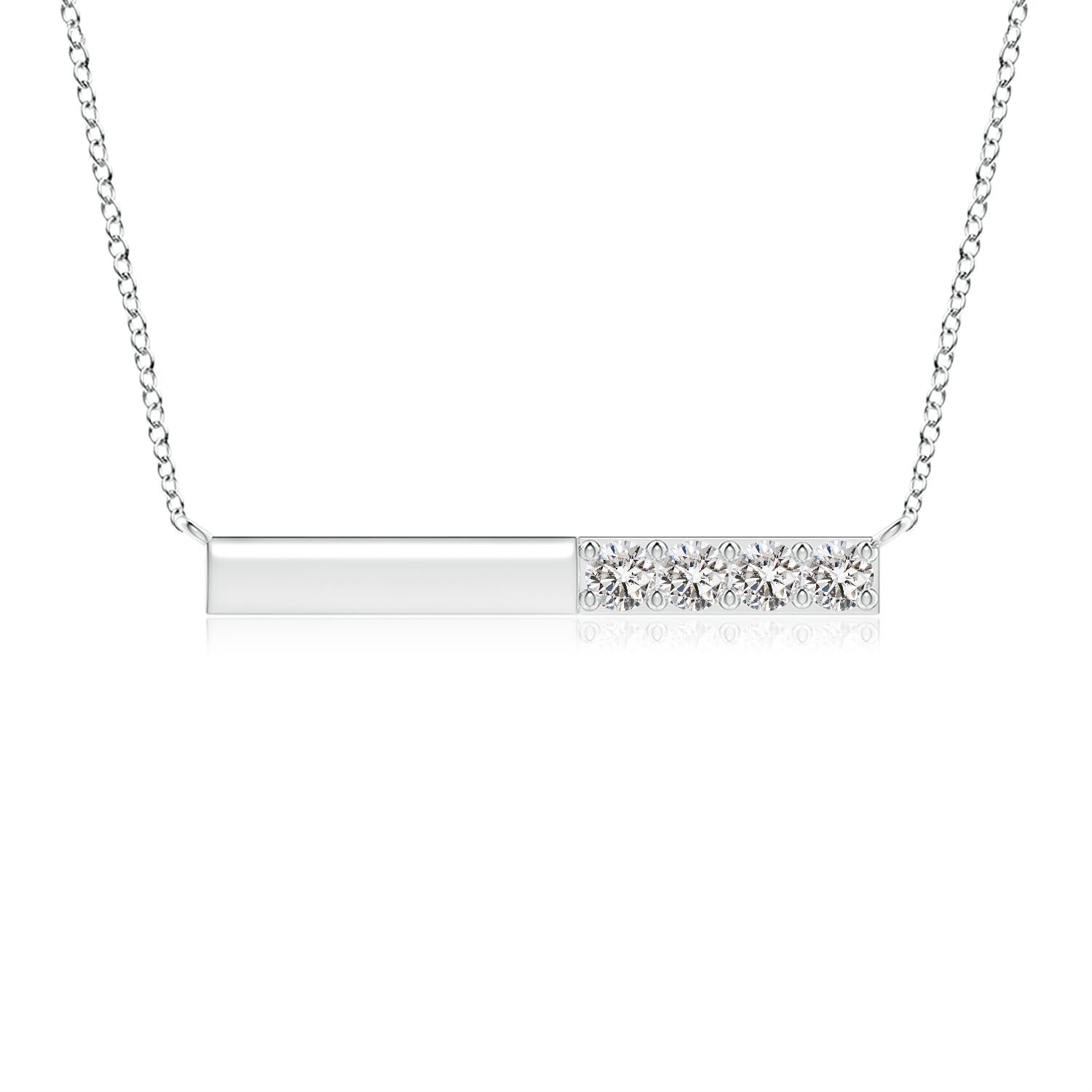 I-J, I1-I2 / 0.76 CT / 14 KT White Gold