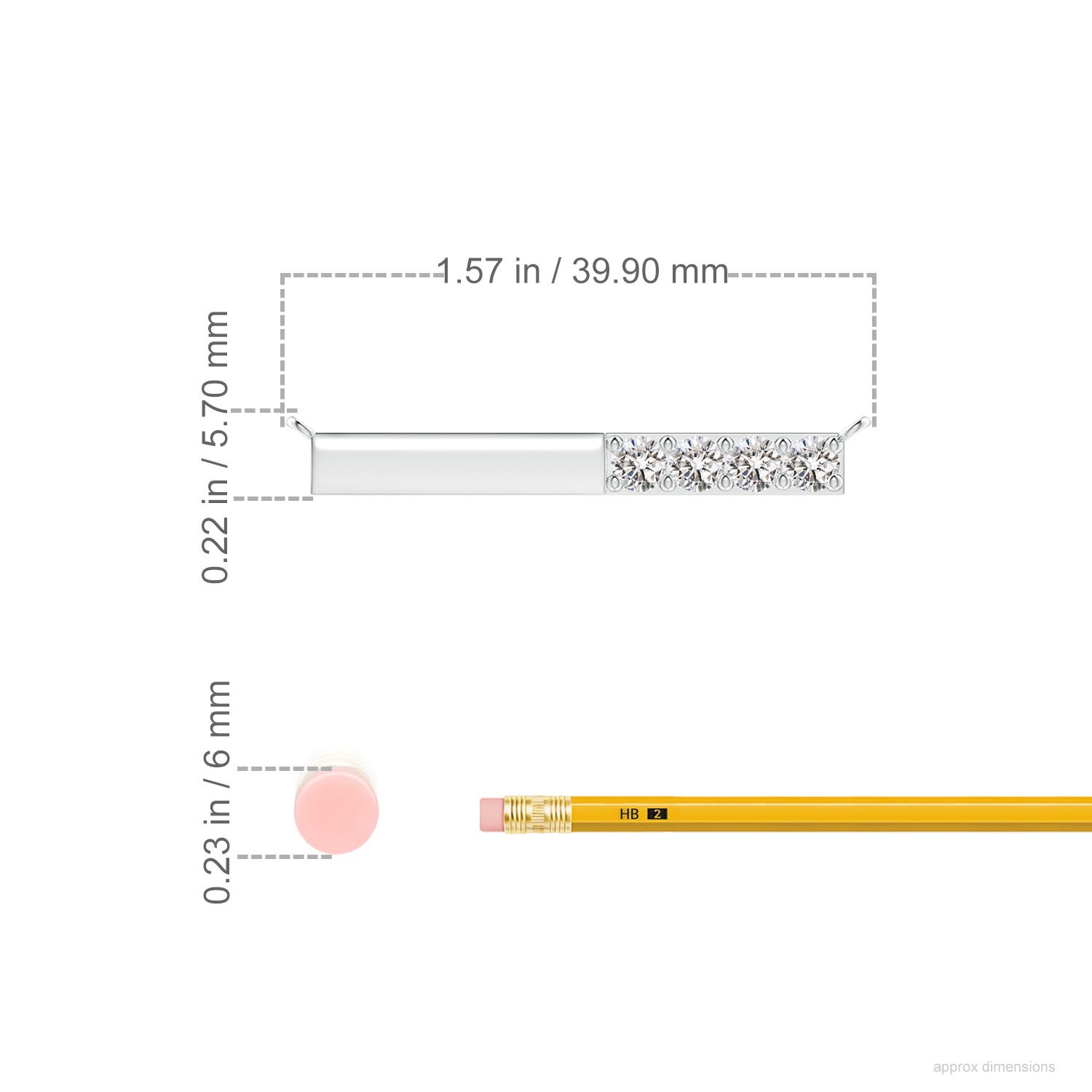 I-J, I1-I2 / 0.76 CT / 14 KT White Gold