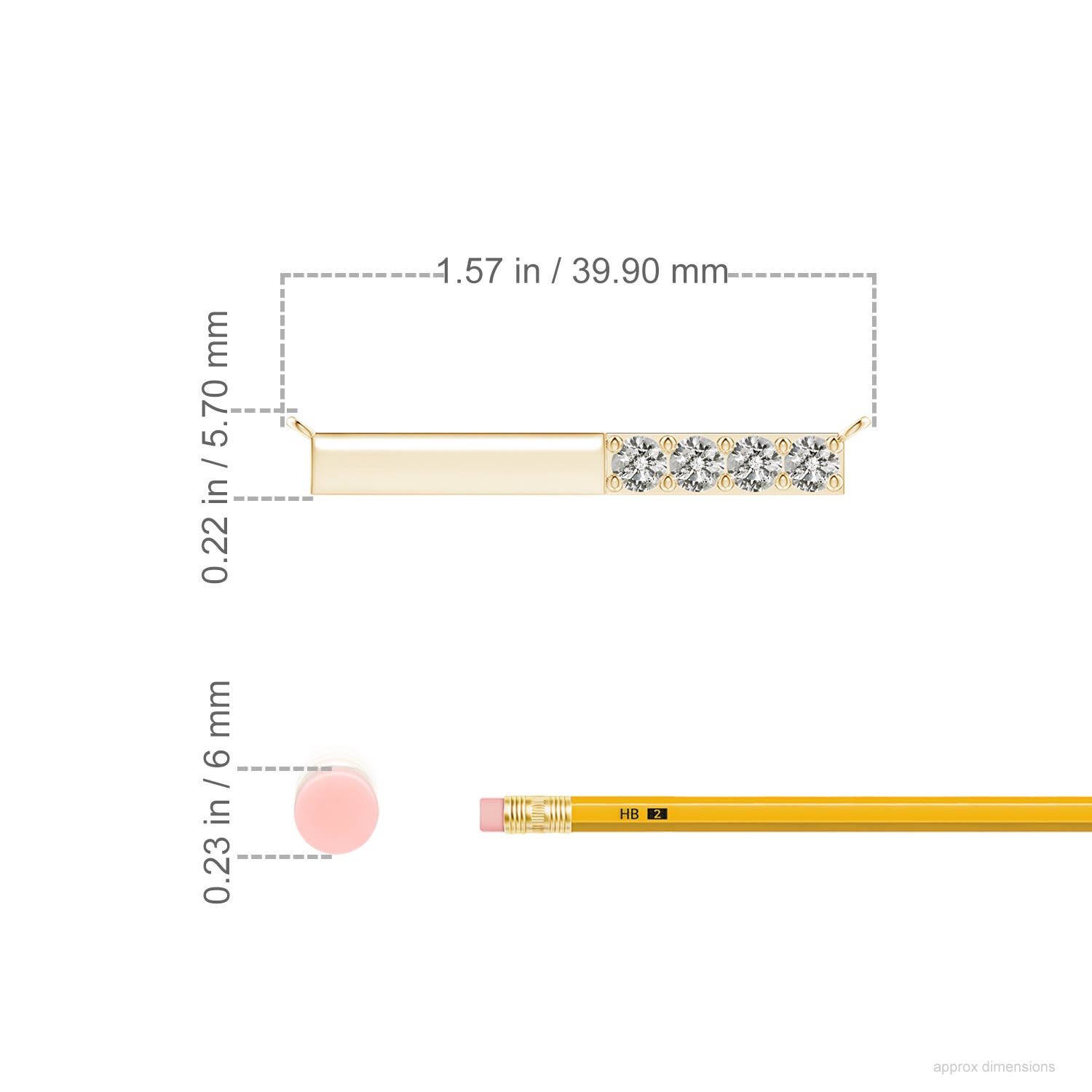 K, I3 / 0.76 CT / 14 KT Yellow Gold