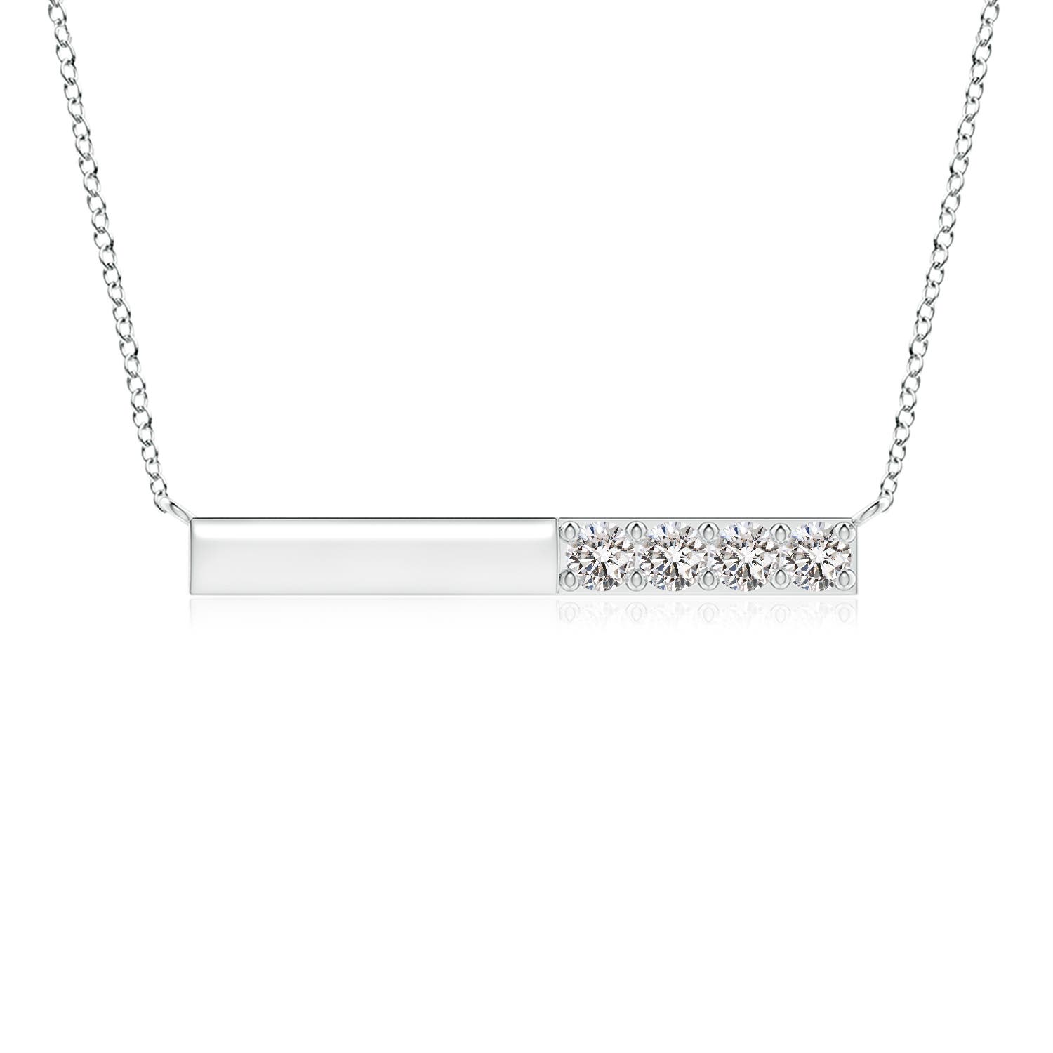 I-J, I1-I2 / 0.92 CT / 14 KT White Gold