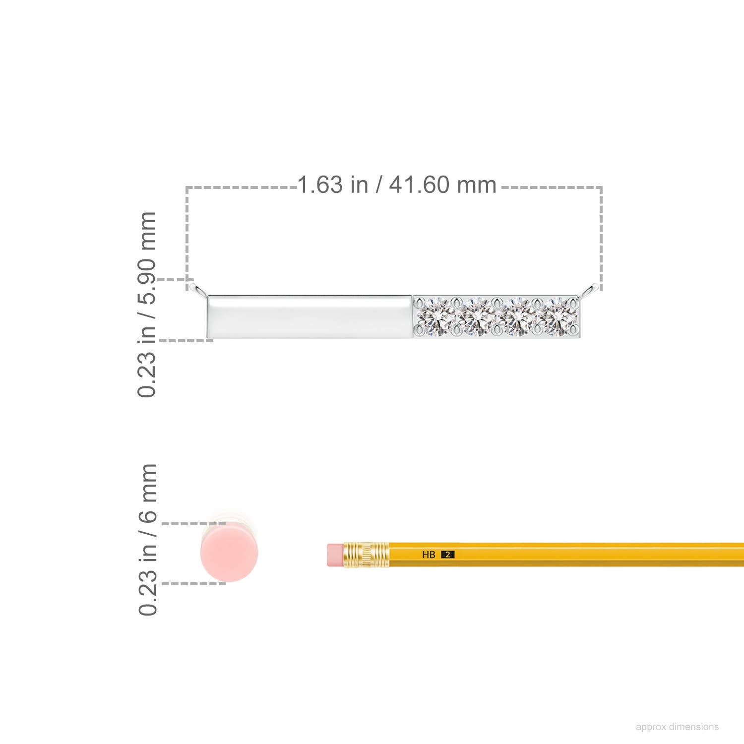 I-J, I1-I2 / 0.92 CT / 14 KT White Gold