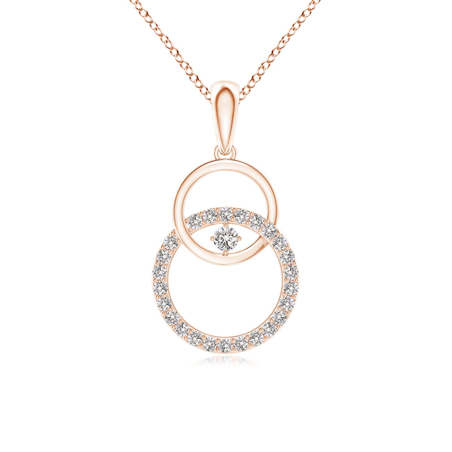 I-J, I1-I2 / 0.18 CT / 14 KT Rose Gold