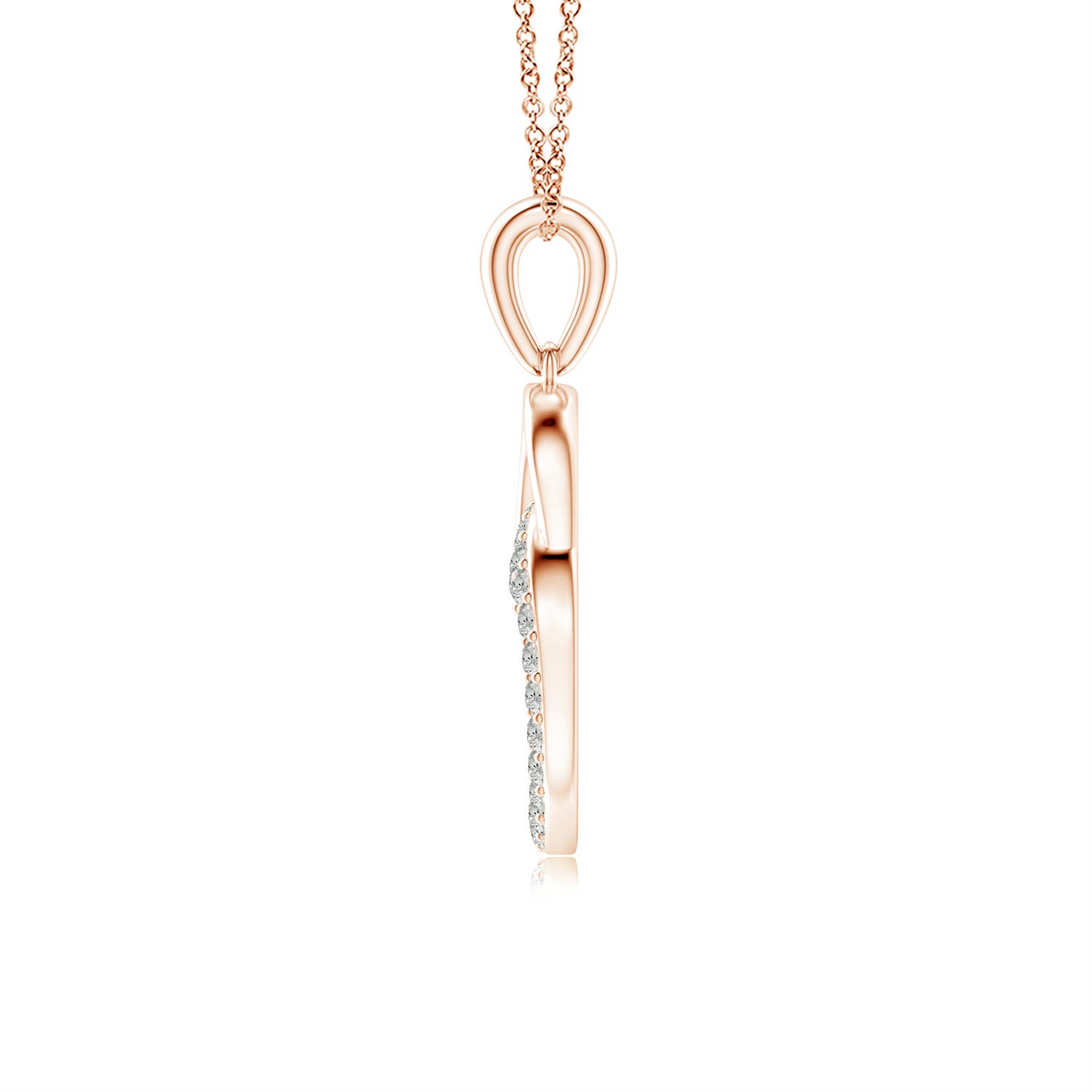 K, I3 / 0.18 CT / 14 KT Rose Gold