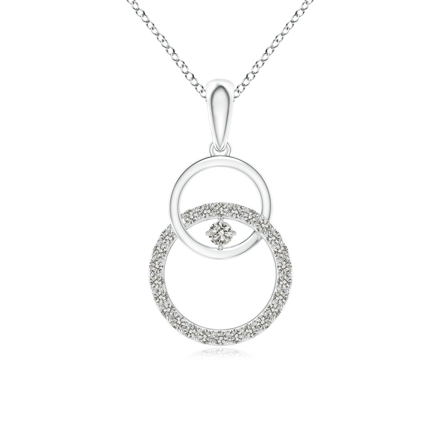 K, I3 / 0.18 CT / 14 KT White Gold