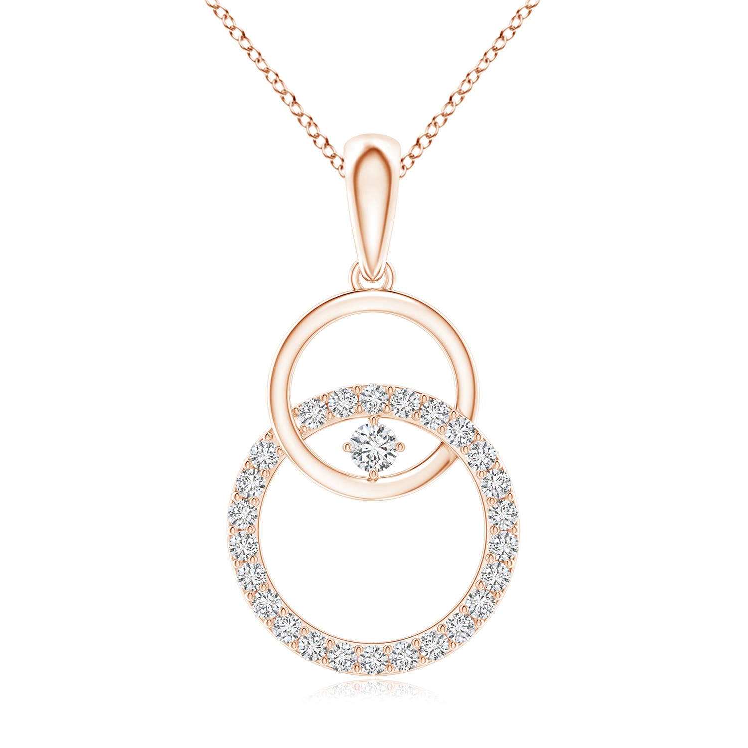 H, SI2 / 0.32 CT / 14 KT Rose Gold