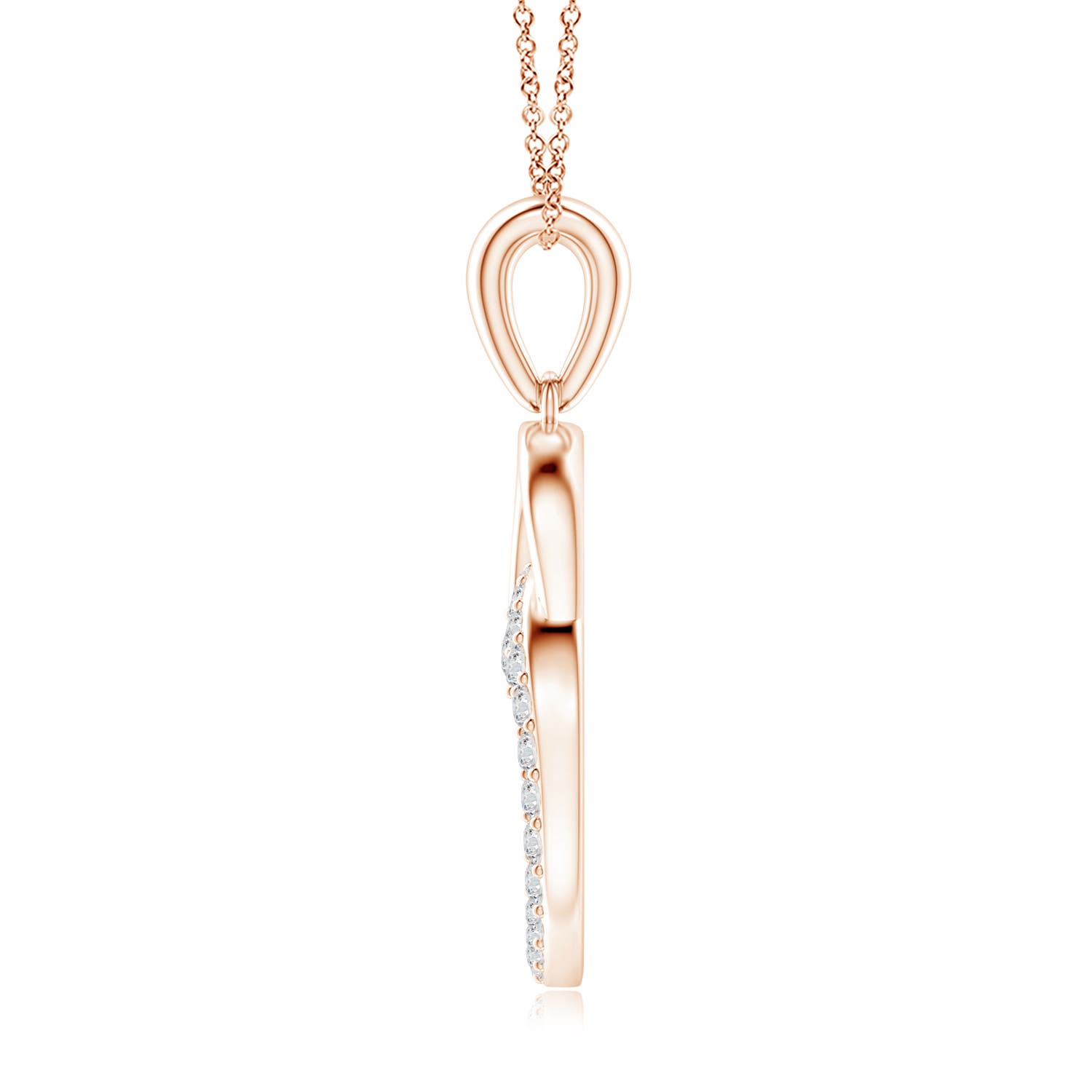 H, SI2 / 0.32 CT / 14 KT Rose Gold