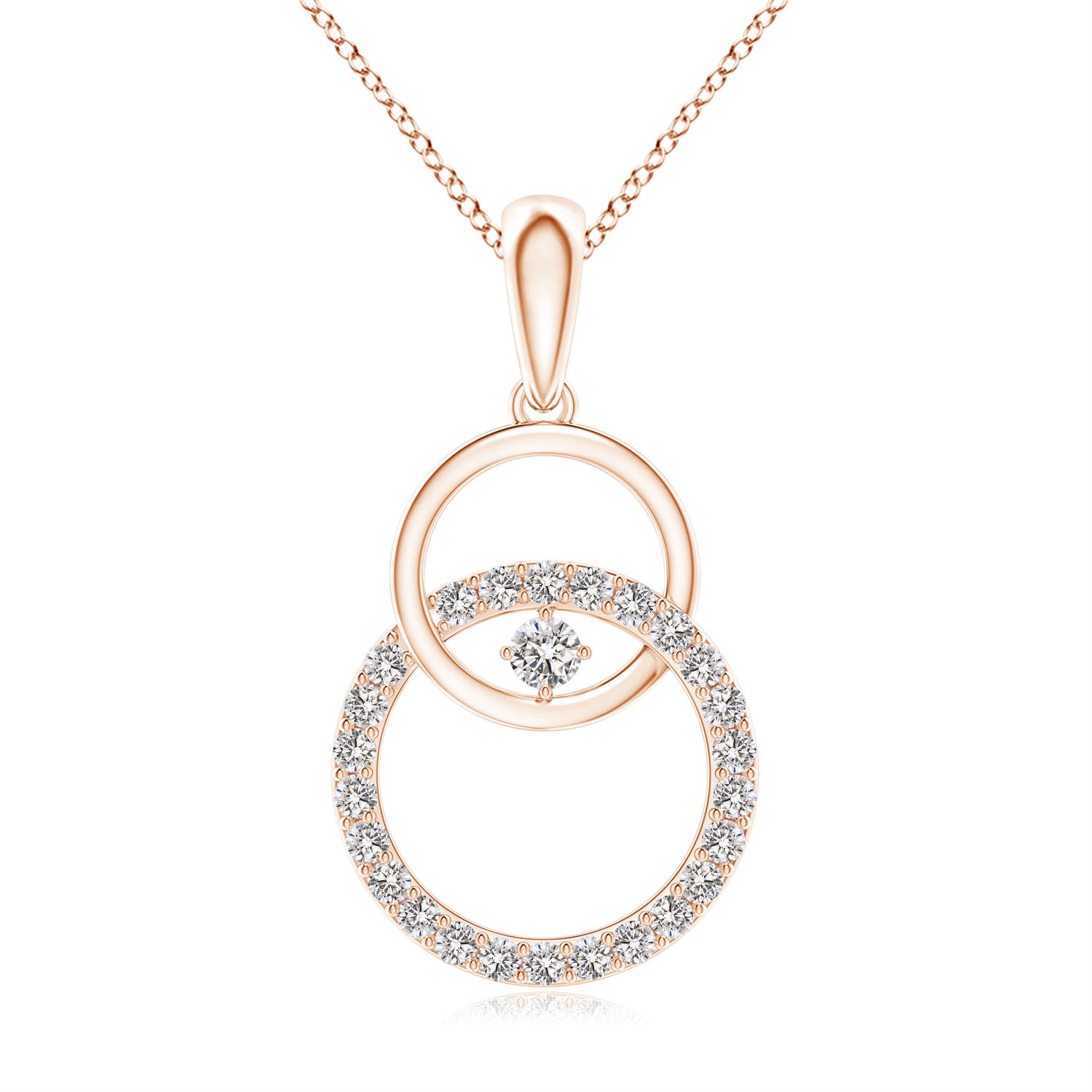 I-J, I1-I2 / 0.32 CT / 14 KT Rose Gold