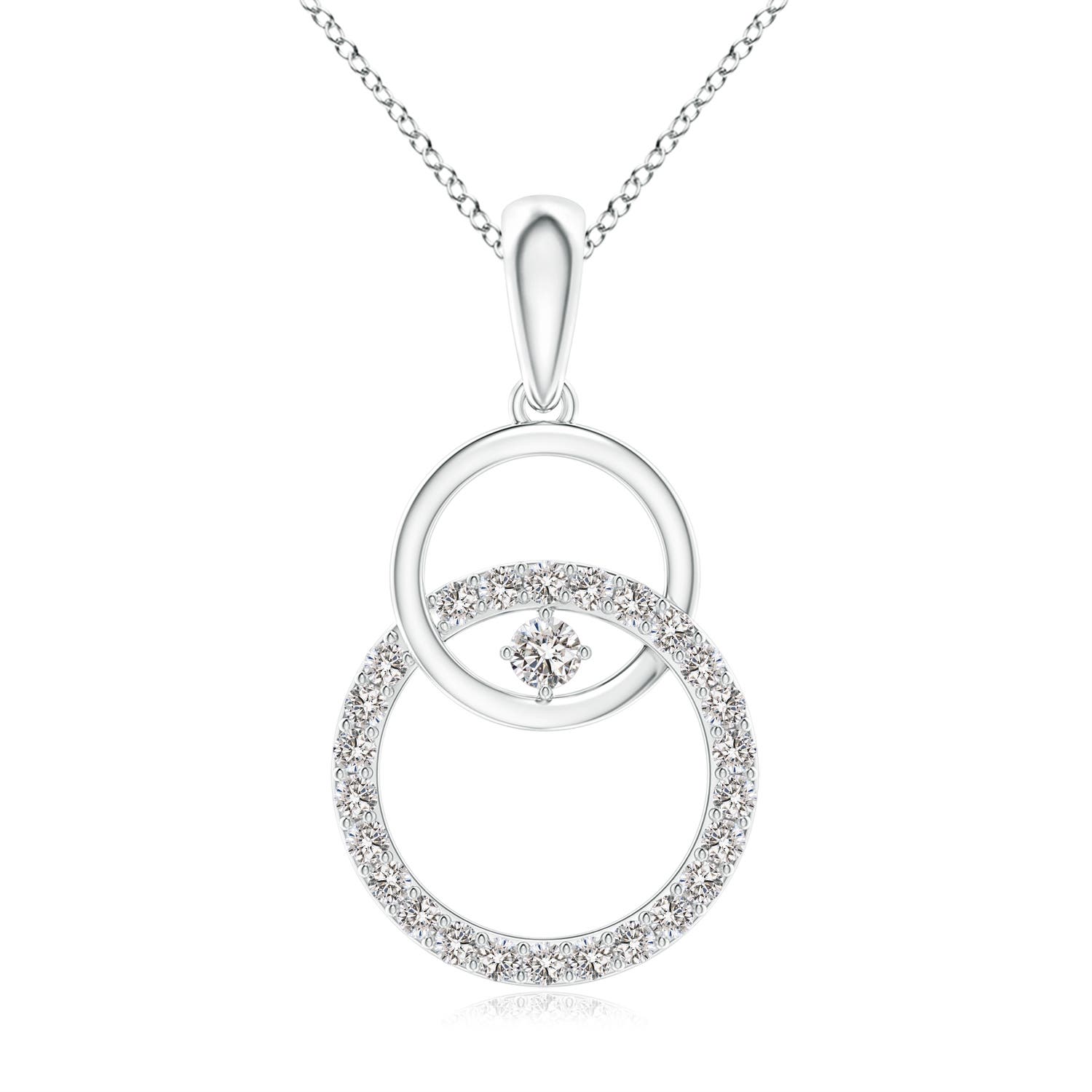 I-J, I1-I2 / 0.32 CT / 14 KT White Gold