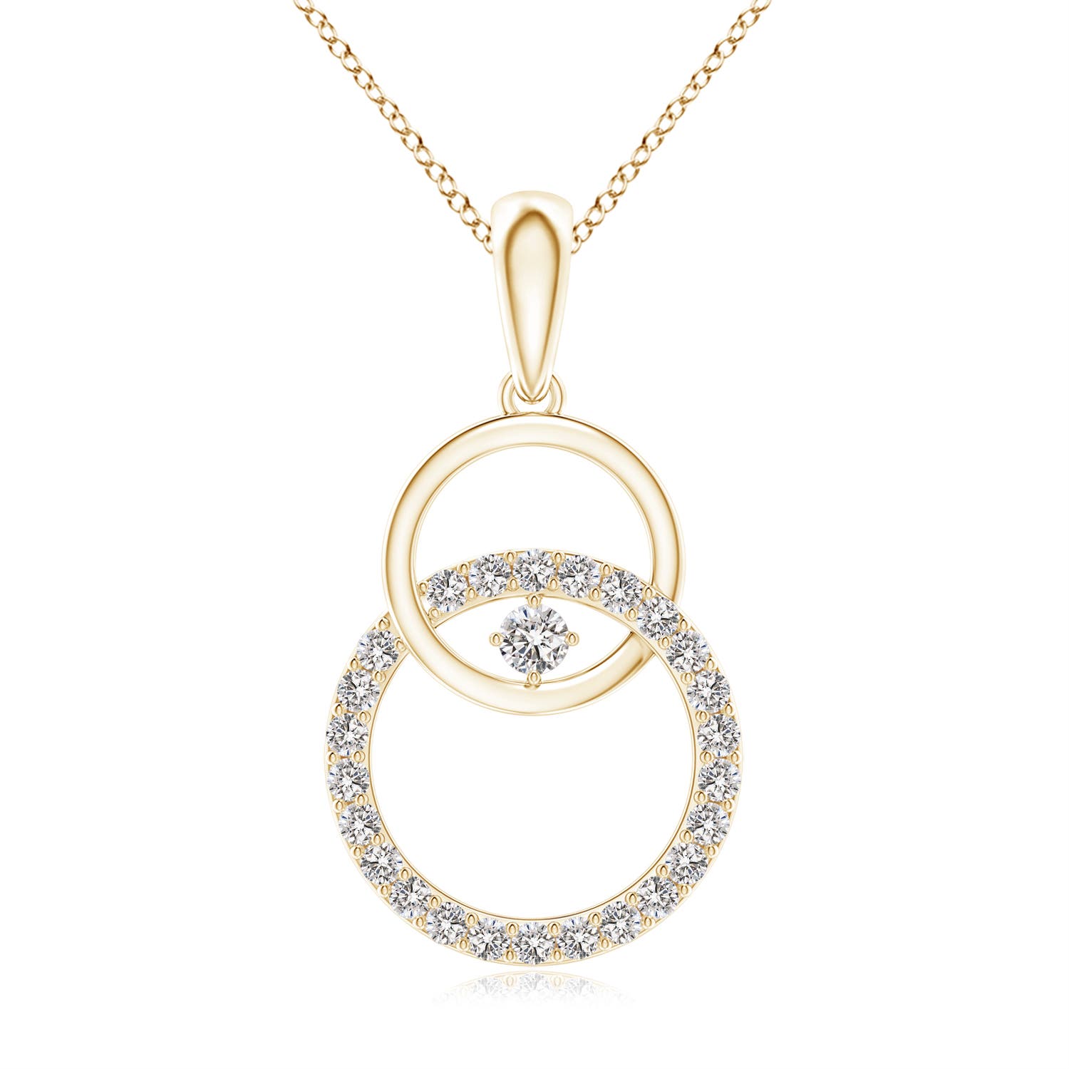 I-J, I1-I2 / 0.32 CT / 14 KT Yellow Gold