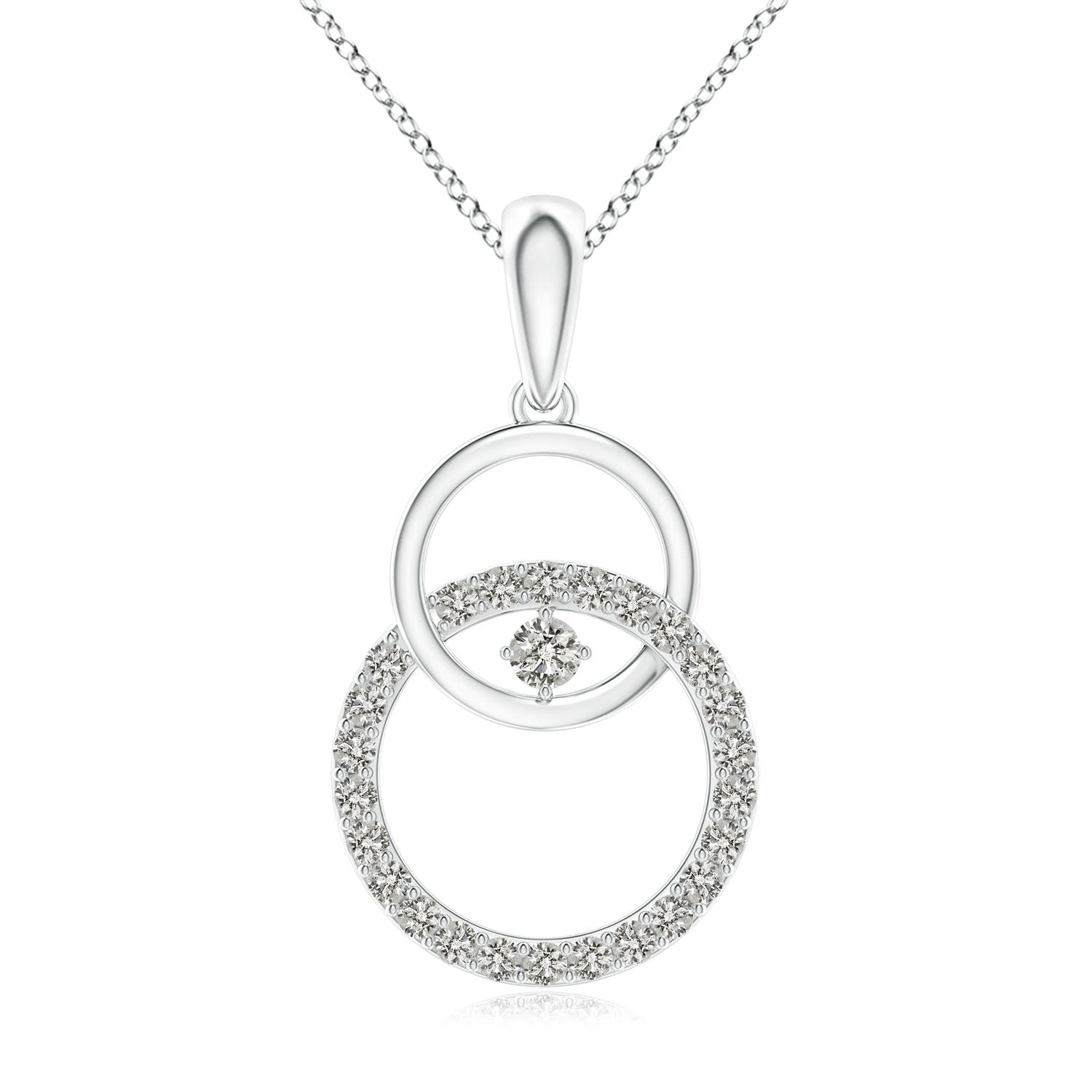 K, I3 / 0.32 CT / 14 KT White Gold