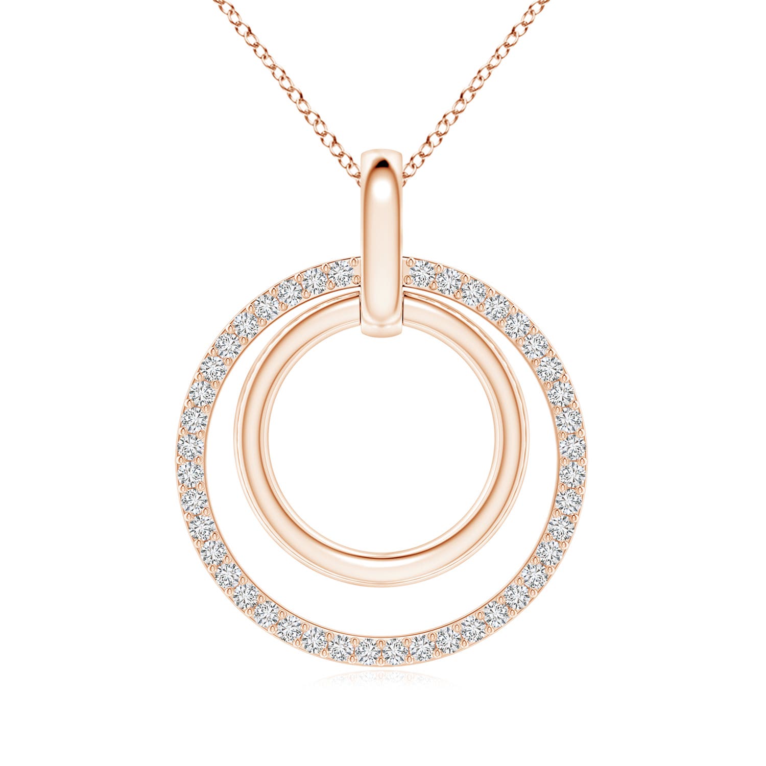 H, SI2 / 0.25 CT / 14 KT Rose Gold