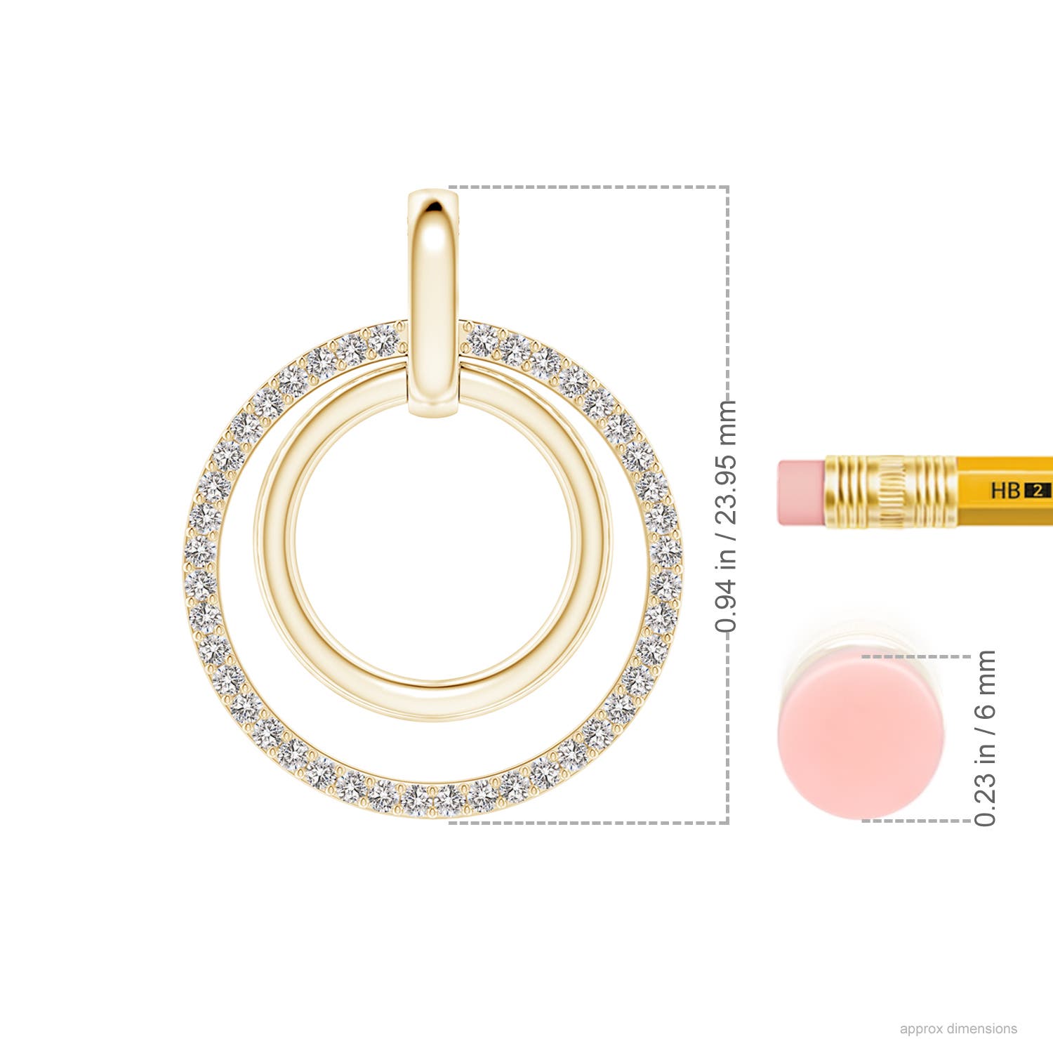 I-J, I1-I2 / 0.25 CT / 14 KT Yellow Gold