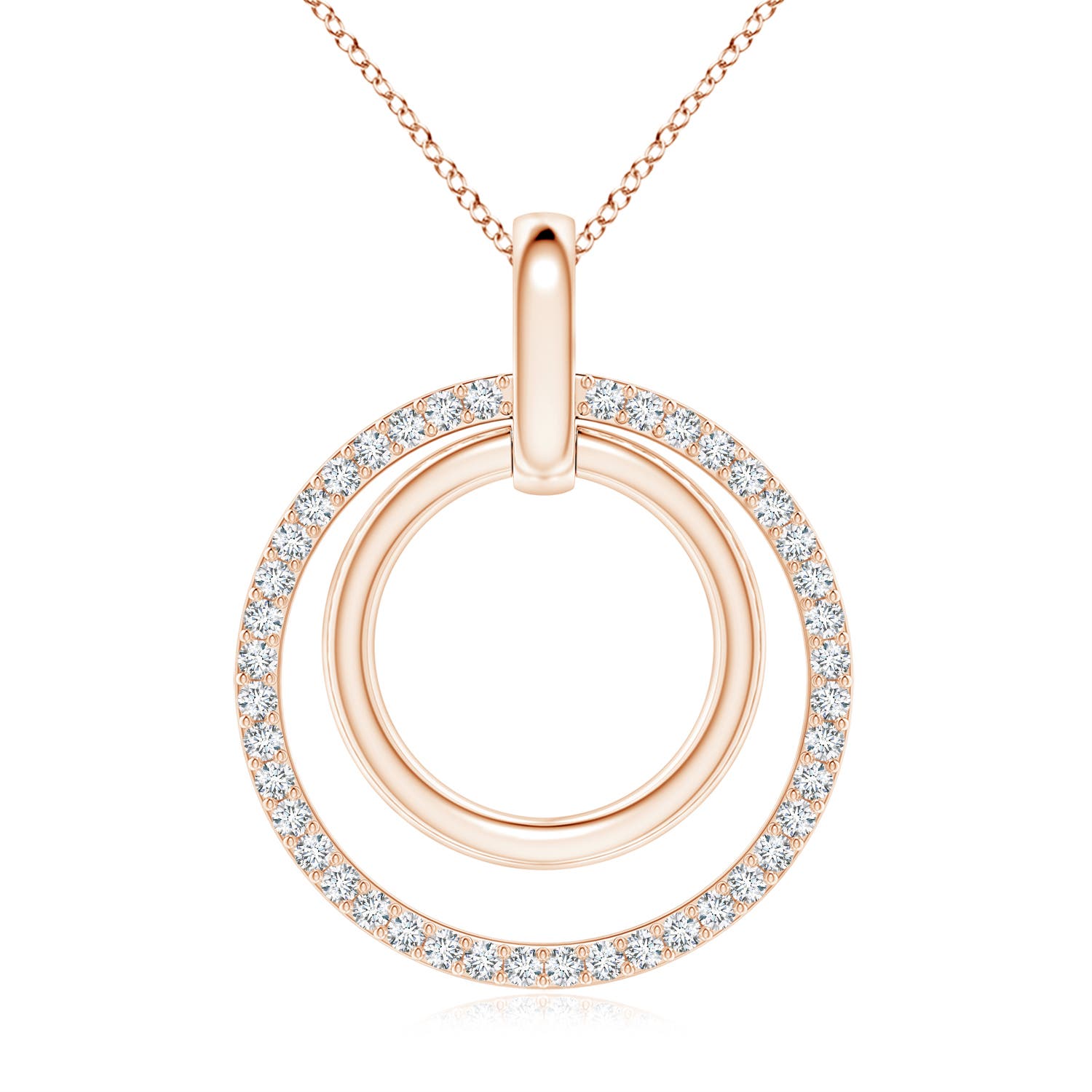 G, VS2 / 0.38 CT / 14 KT Rose Gold