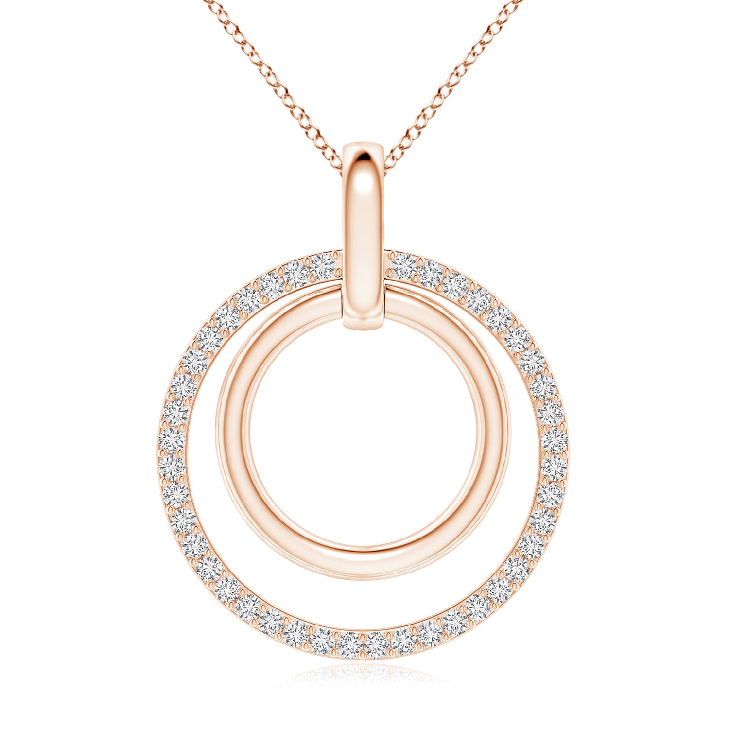 H, SI2 / 0.38 CT / 14 KT Rose Gold