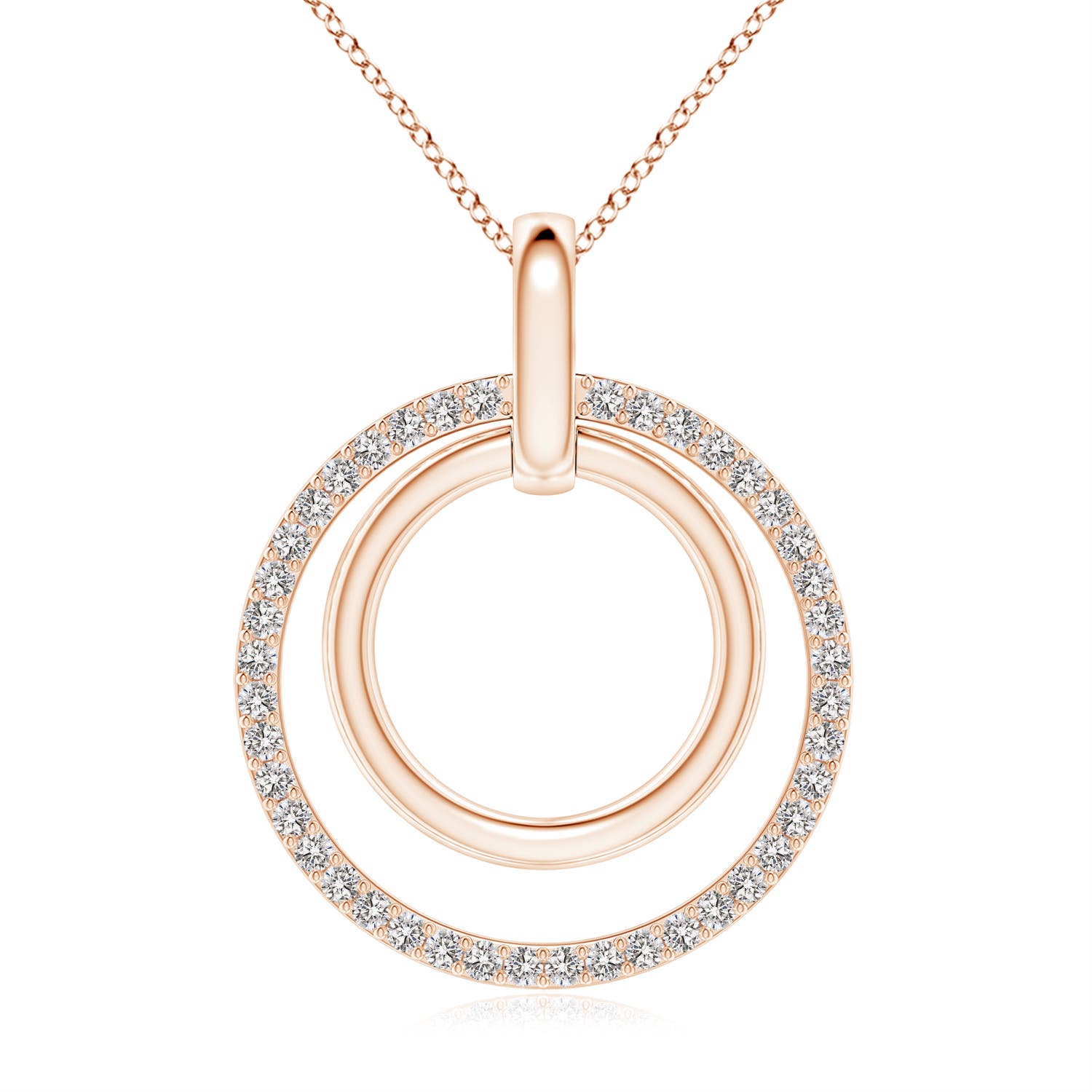 I-J, I1-I2 / 0.38 CT / 14 KT Rose Gold