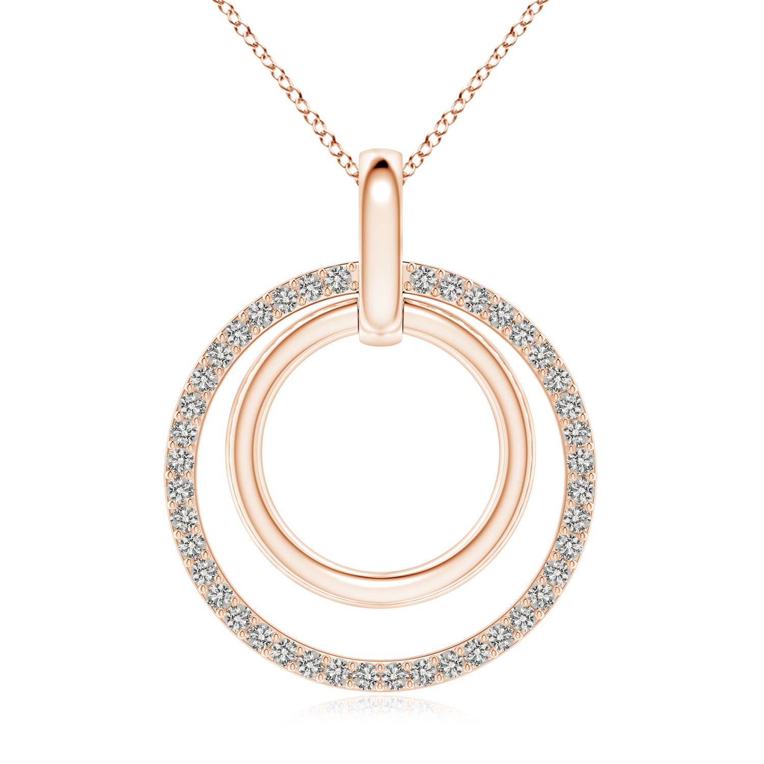 K, I3 / 0.38 CT / 14 KT Rose Gold