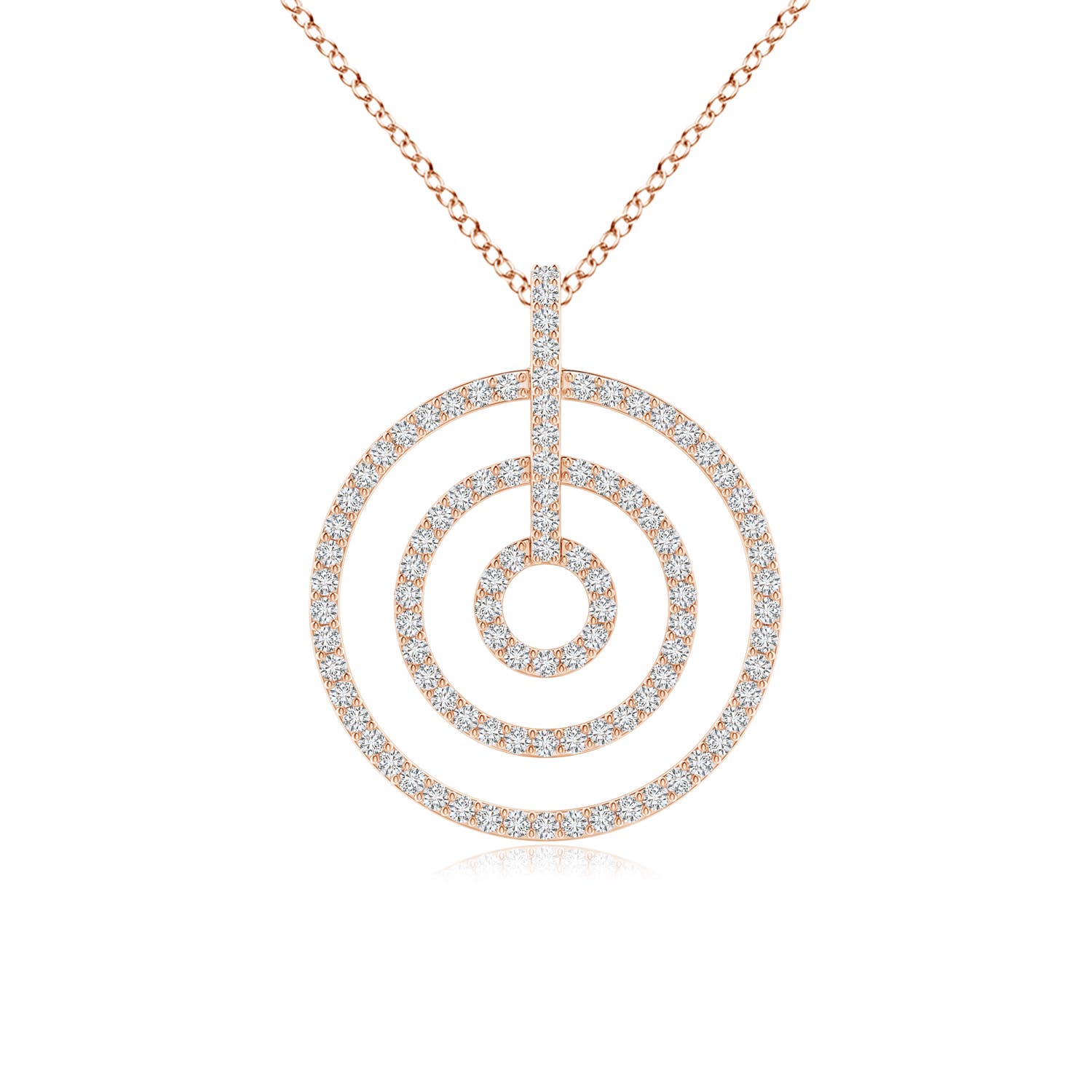 H, SI2 / 0.59 CT / 14 KT Rose Gold