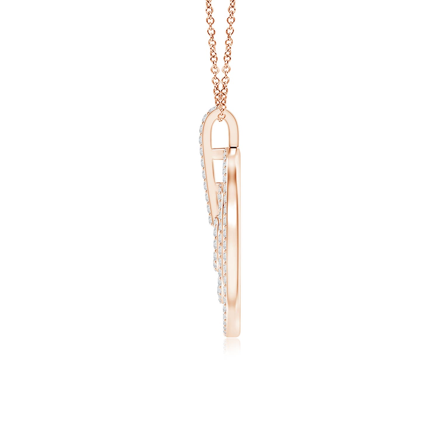 H, SI2 / 0.59 CT / 14 KT Rose Gold