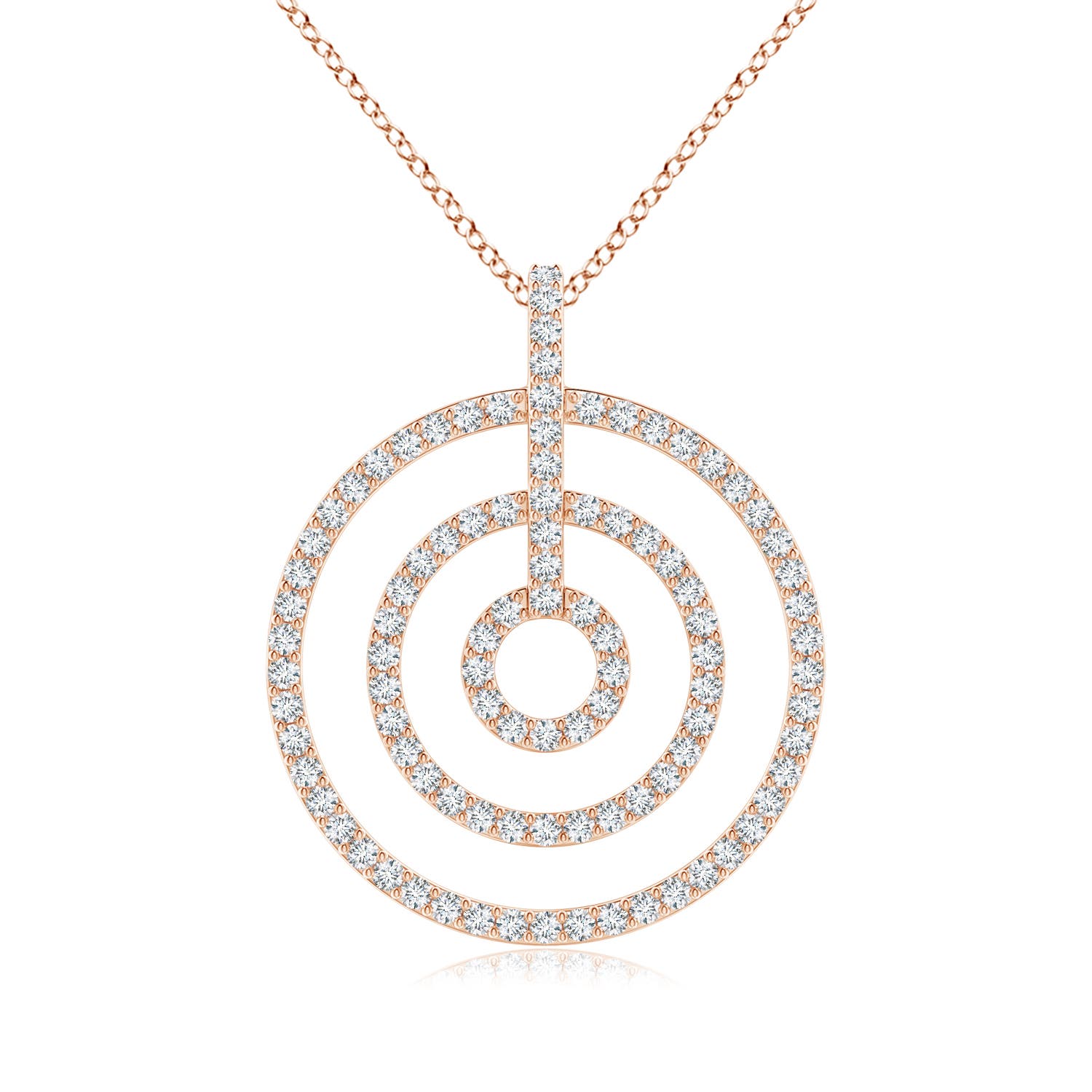 F-G, VS / 0.98 CT / 14 KT Rose Gold