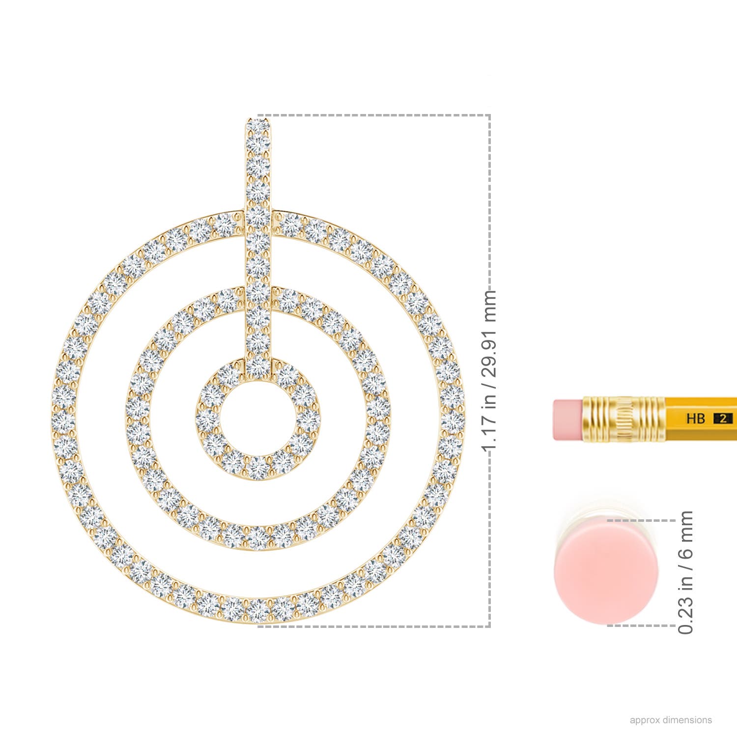 F-G, VS / 0.98 CT / 14 KT Yellow Gold