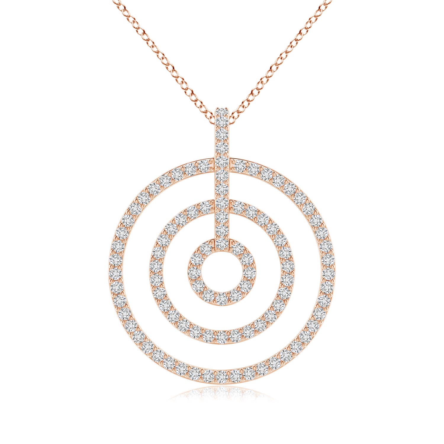 H, SI2 / 0.98 CT / 14 KT Rose Gold