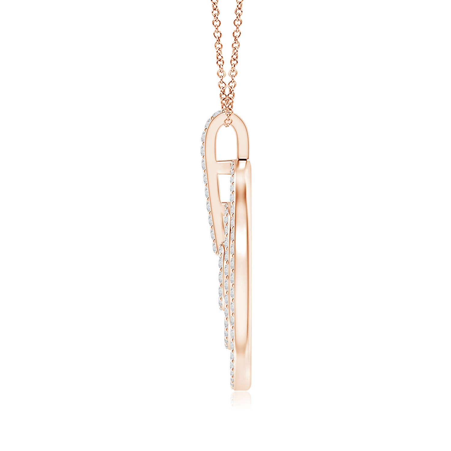 H, SI2 / 0.98 CT / 14 KT Rose Gold