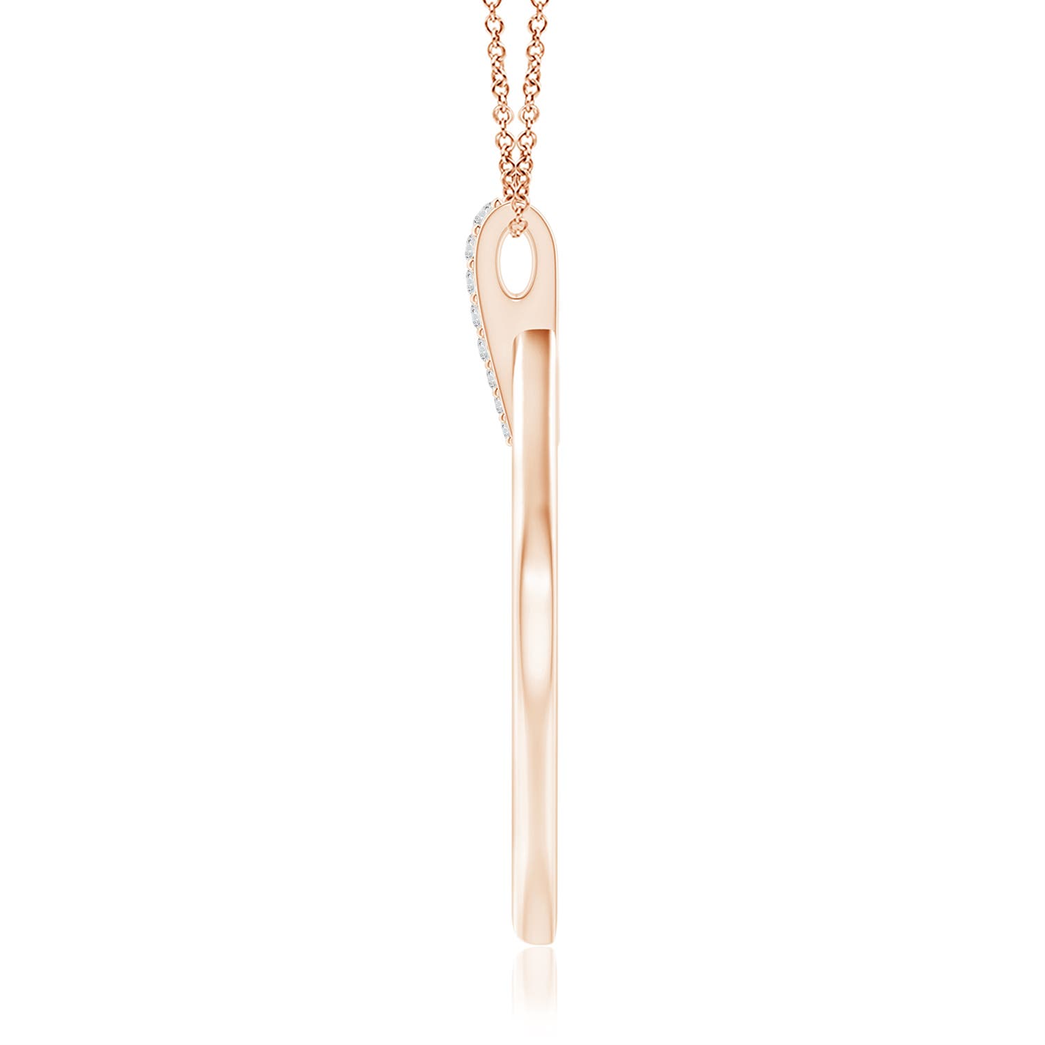 H, SI2 / 0.28 CT / 14 KT Rose Gold