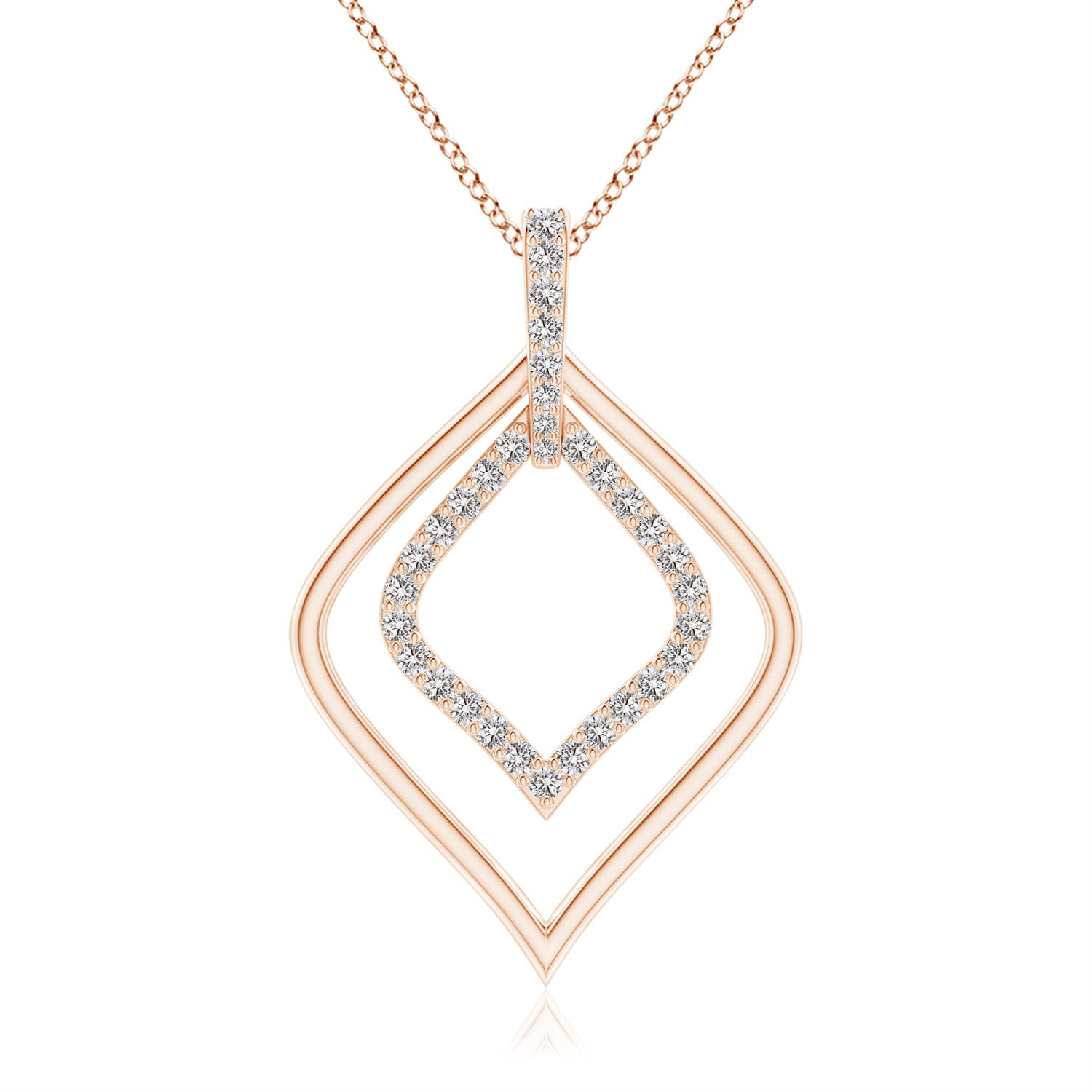 I-J, I1-I2 / 0.28 CT / 14 KT Rose Gold