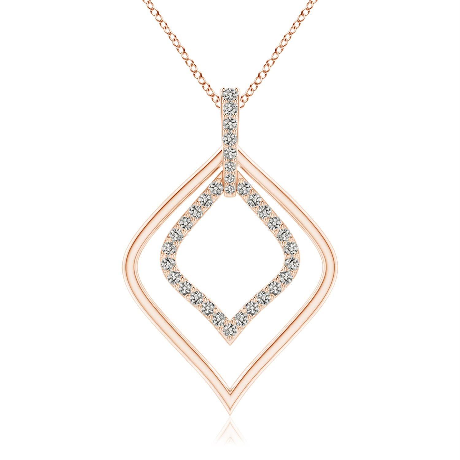 K, I3 / 0.28 CT / 14 KT Rose Gold