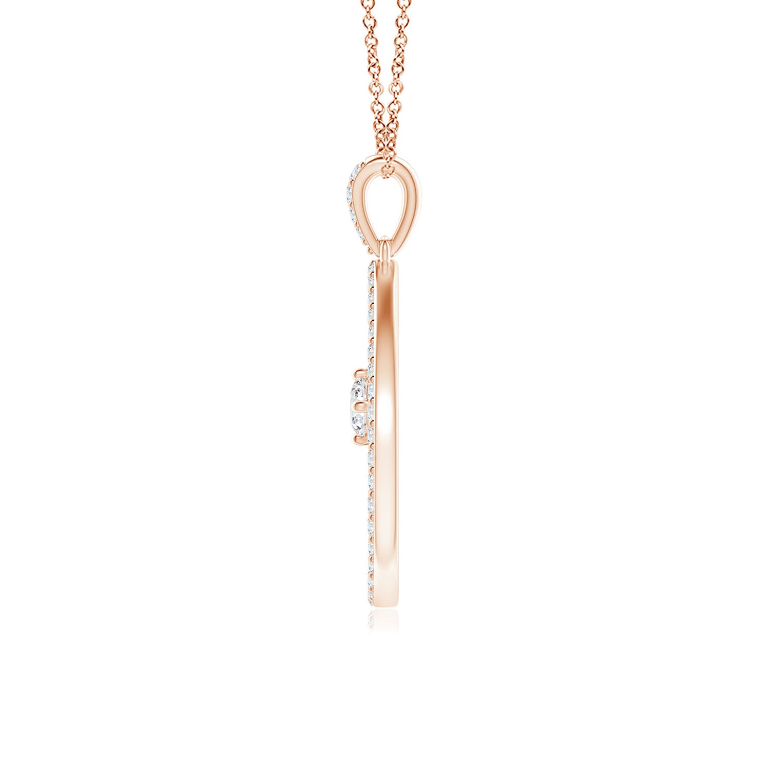 G, VS2 / 0.35 CT / 14 KT Rose Gold