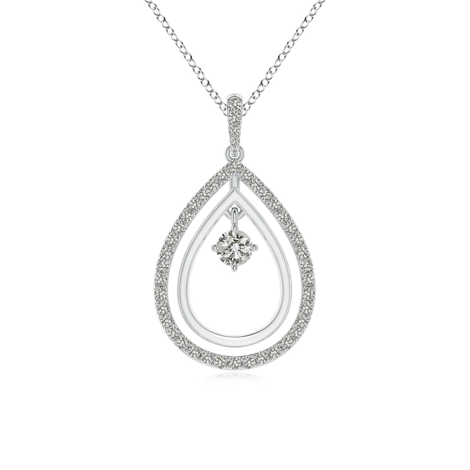 K, I3 / 0.35 CT / 14 KT White Gold