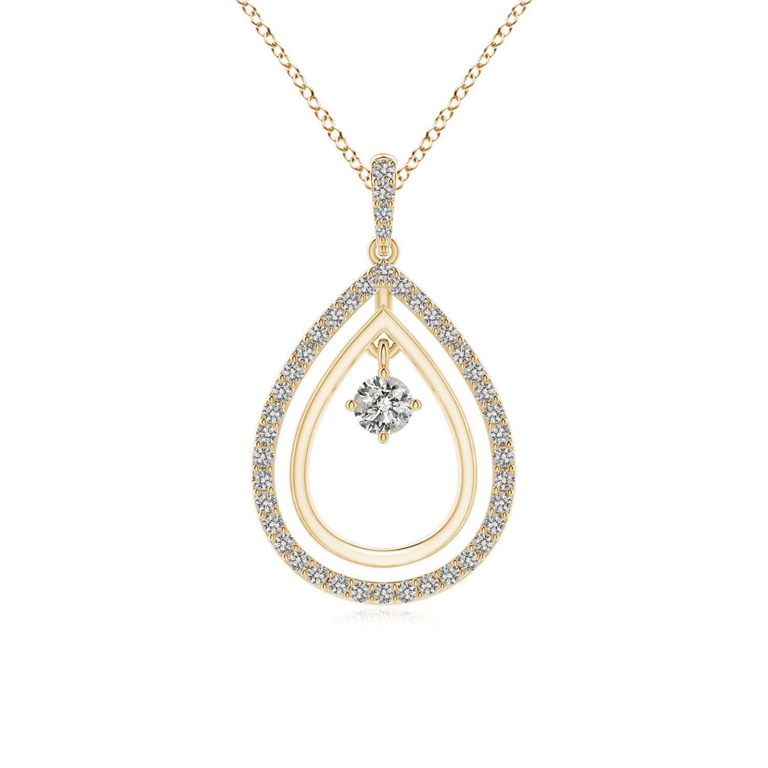 K, I3 / 0.35 CT / 14 KT Yellow Gold