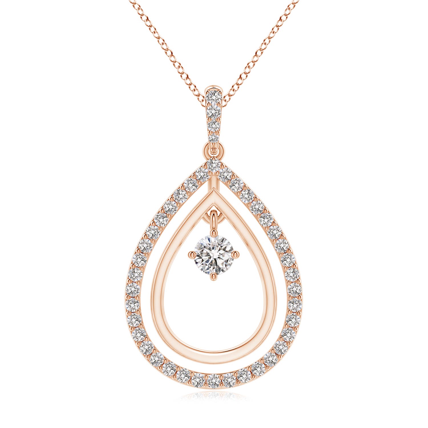 I-J, I1-I2 / 0.5 CT / 14 KT Rose Gold