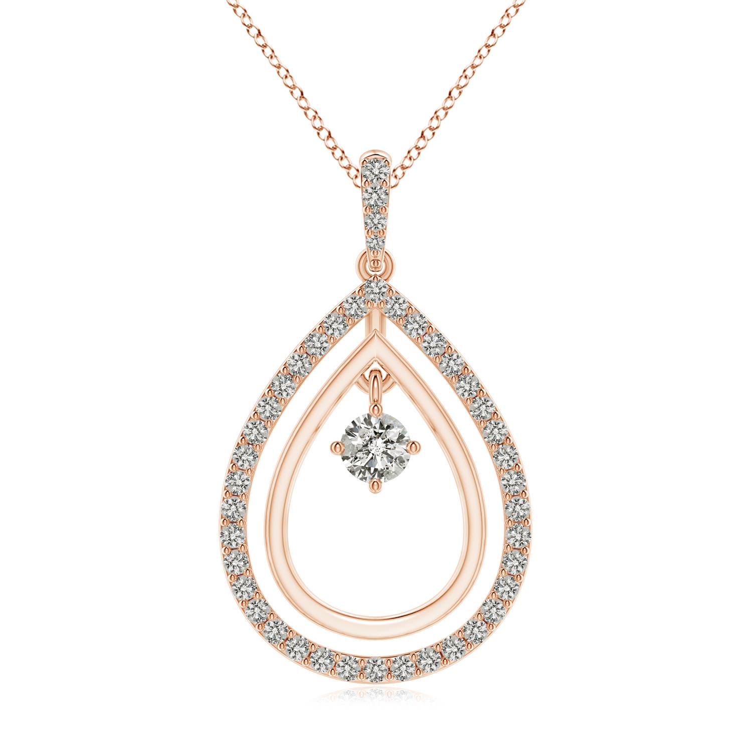 K, I3 / 0.5 CT / 14 KT Rose Gold