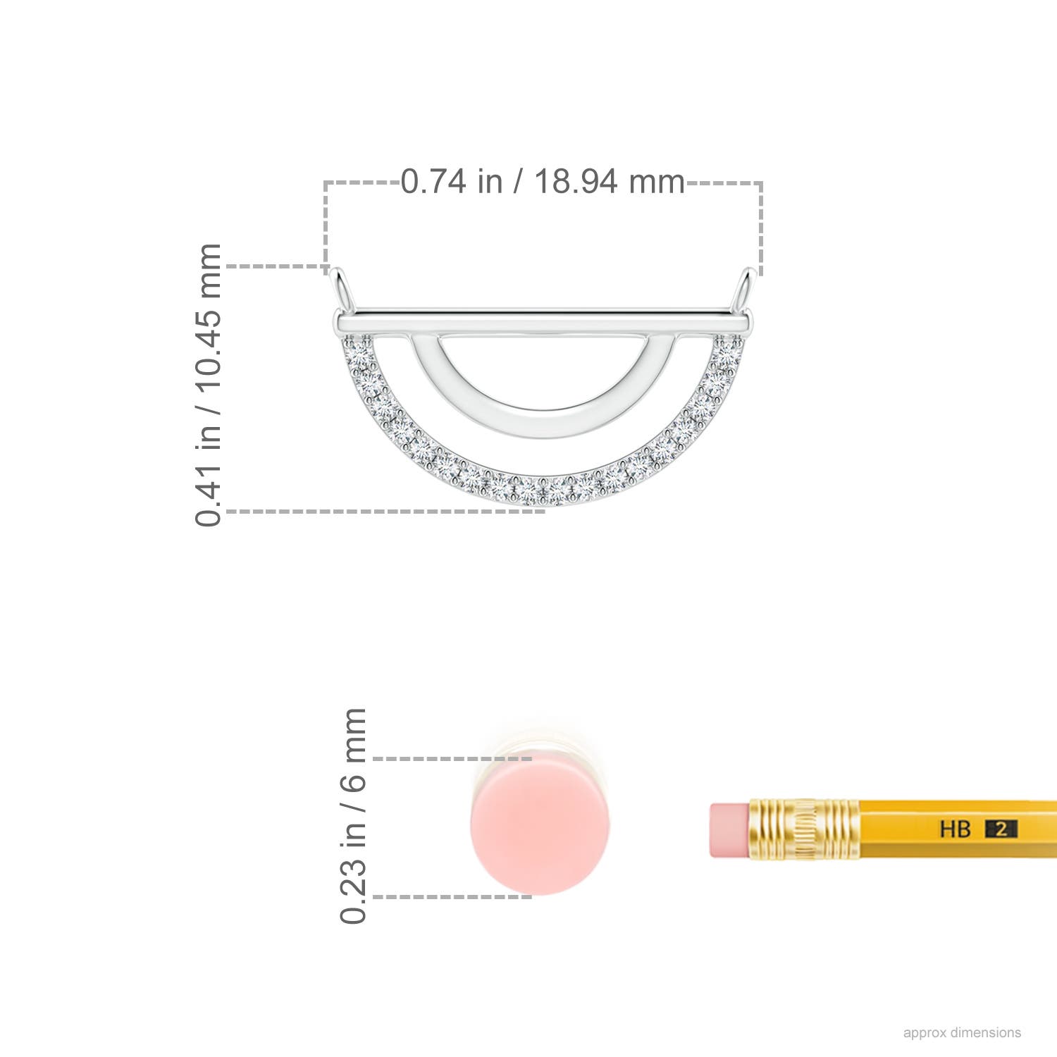 F-G, VS / 0.11 CT / 14 KT White Gold