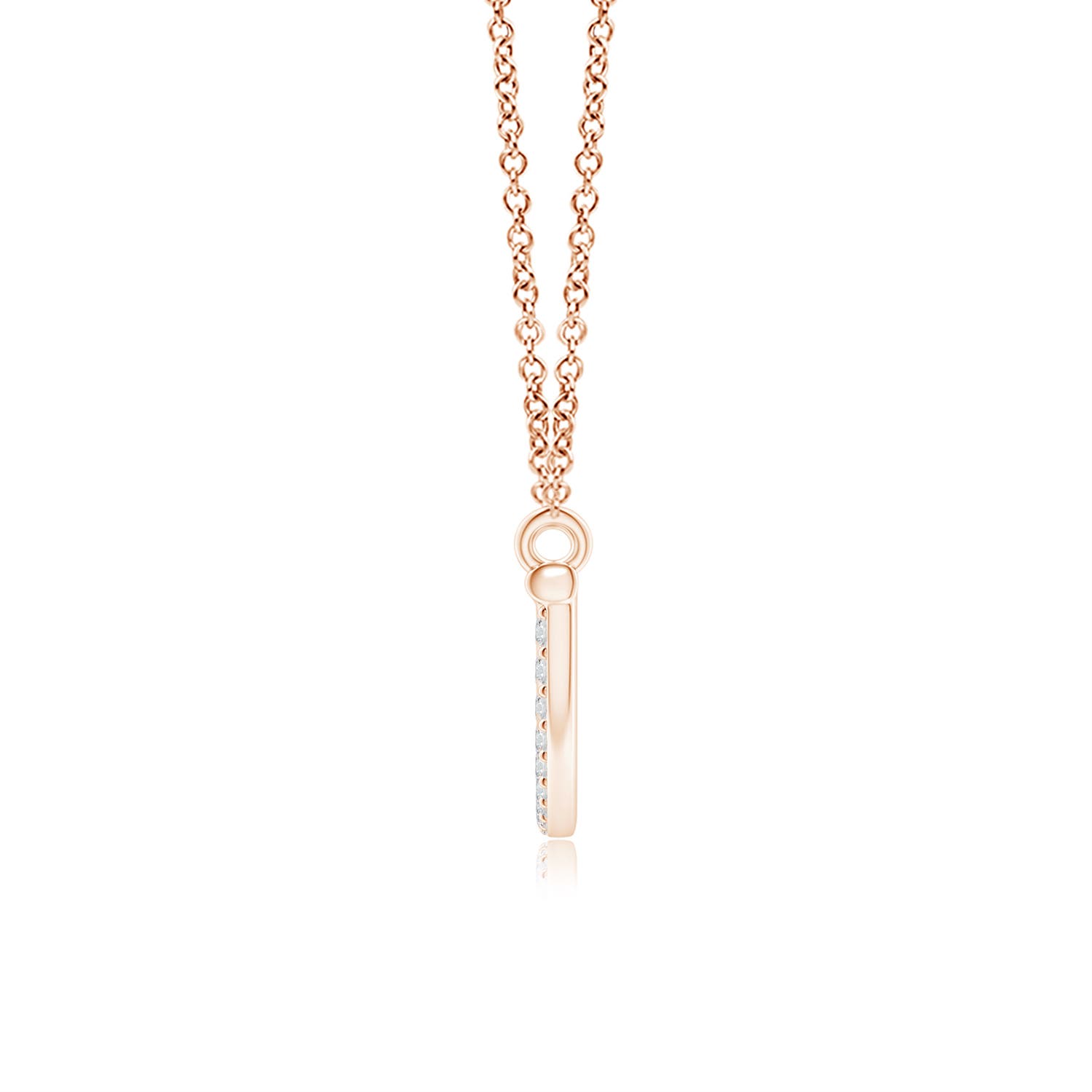 H, SI2 / 0.11 CT / 14 KT Rose Gold