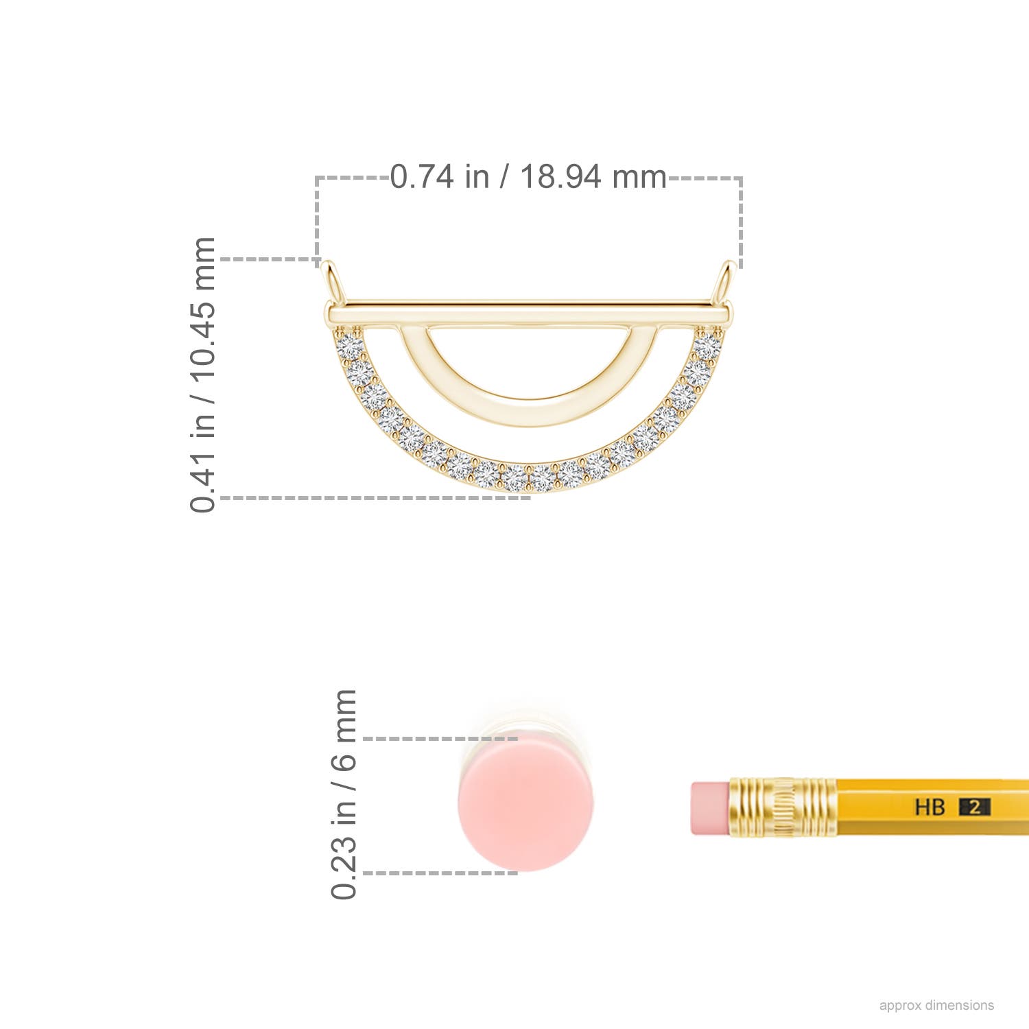 H, SI2 / 0.11 CT / 14 KT Yellow Gold