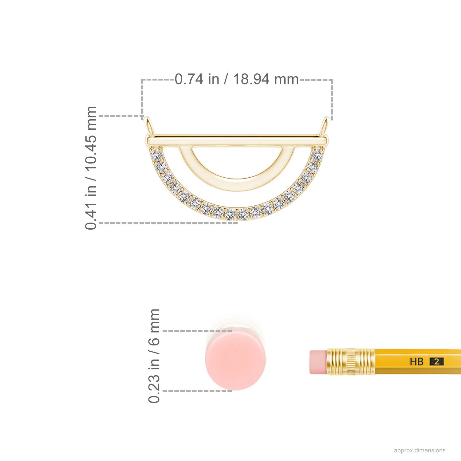 I-J, I1-I2 / 0.11 CT / 14 KT Yellow Gold