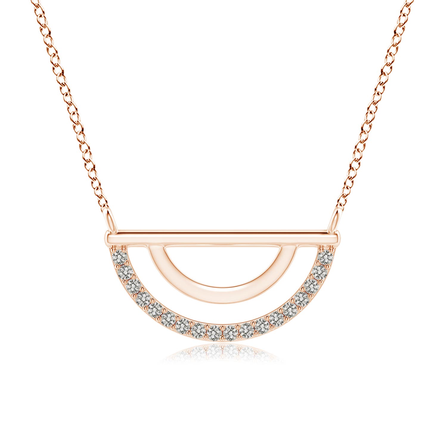 K, I3 / 0.11 CT / 14 KT Rose Gold