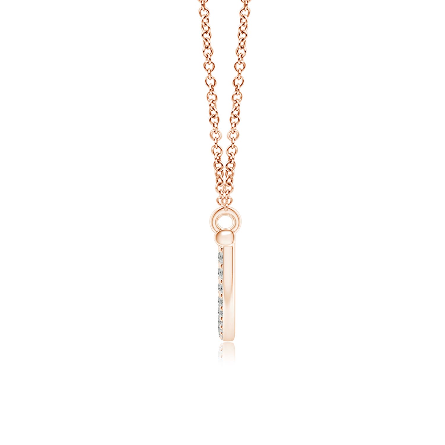 K, I3 / 0.11 CT / 14 KT Rose Gold