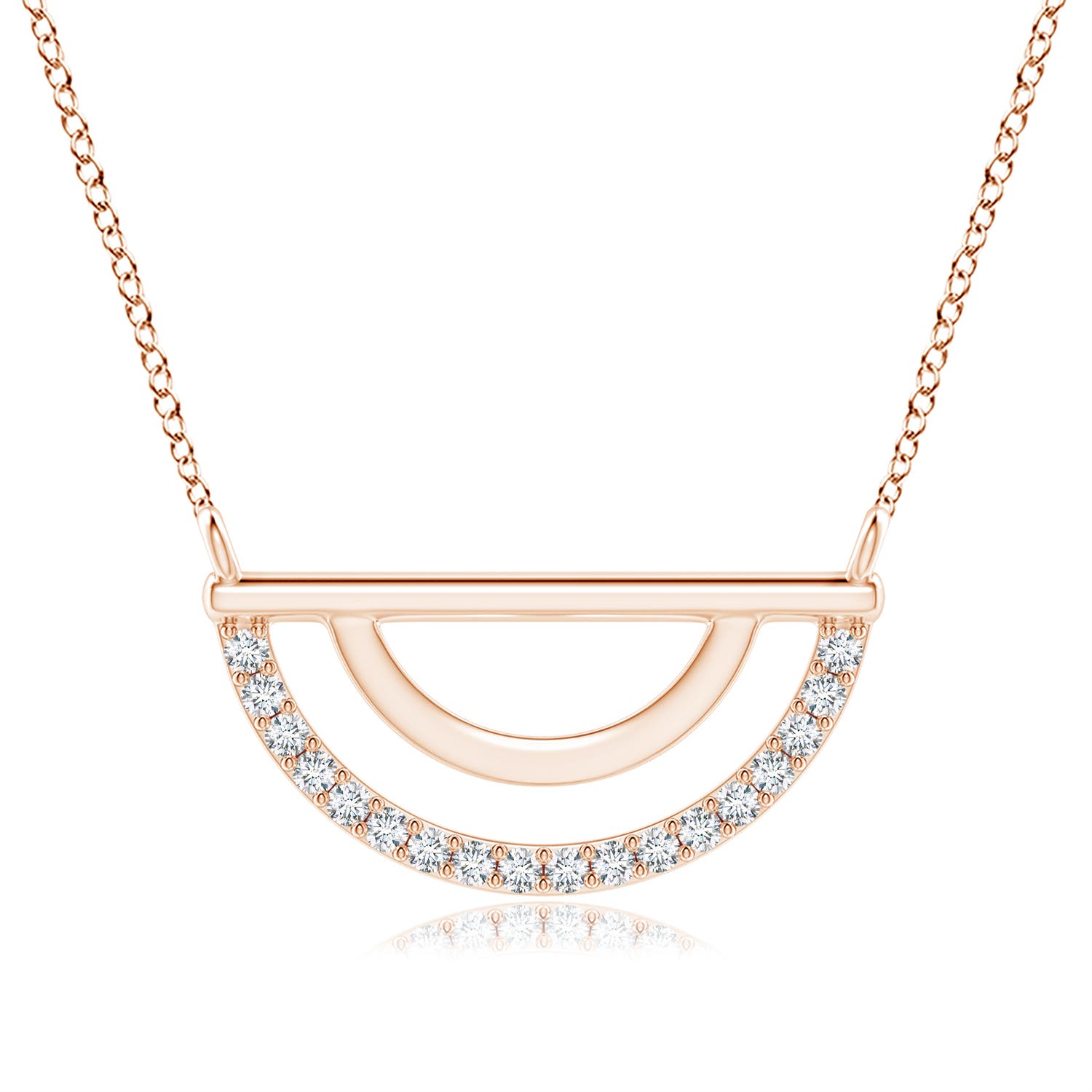 F-G, VS / 0.2 CT / 14 KT Rose Gold