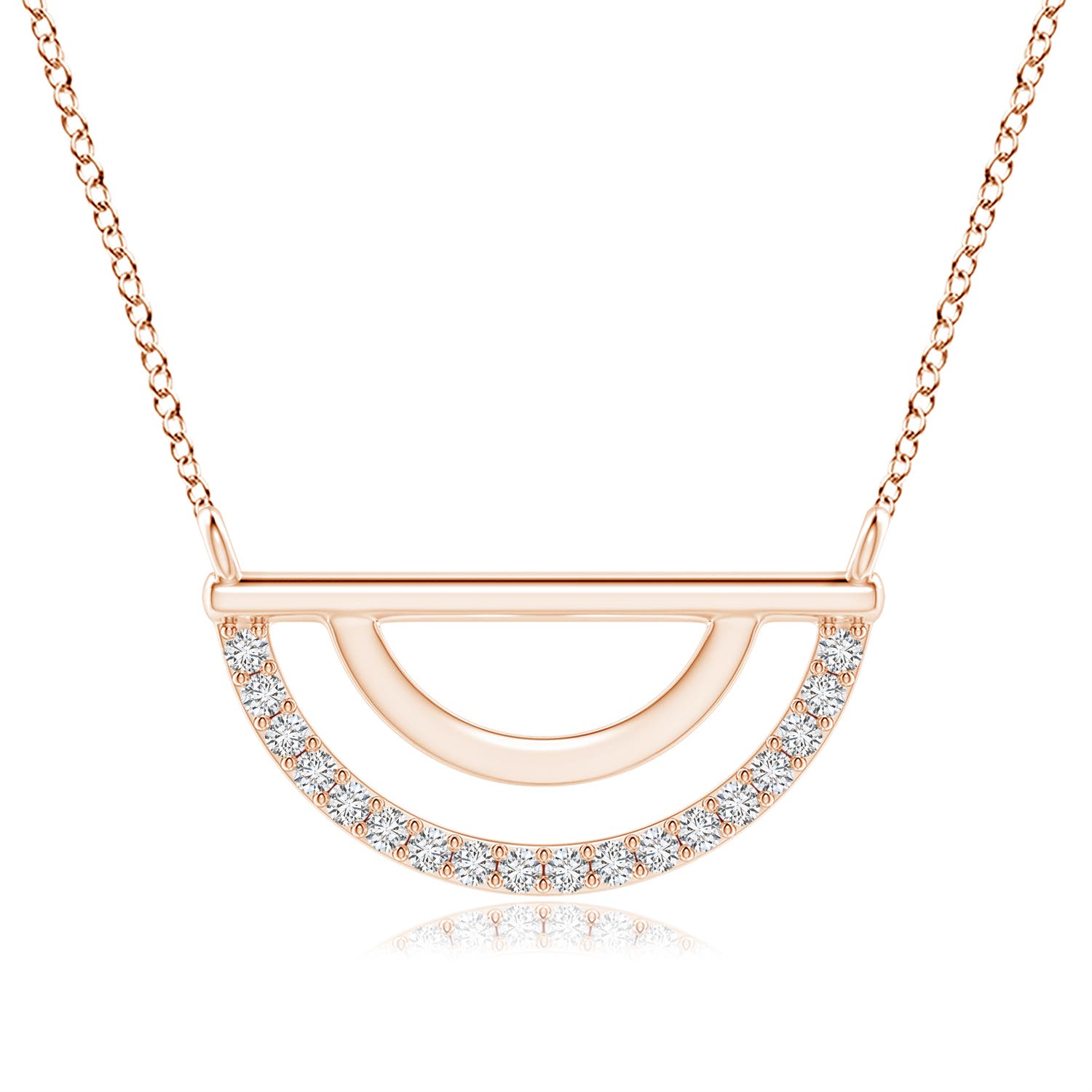 H, SI2 / 0.2 CT / 14 KT Rose Gold