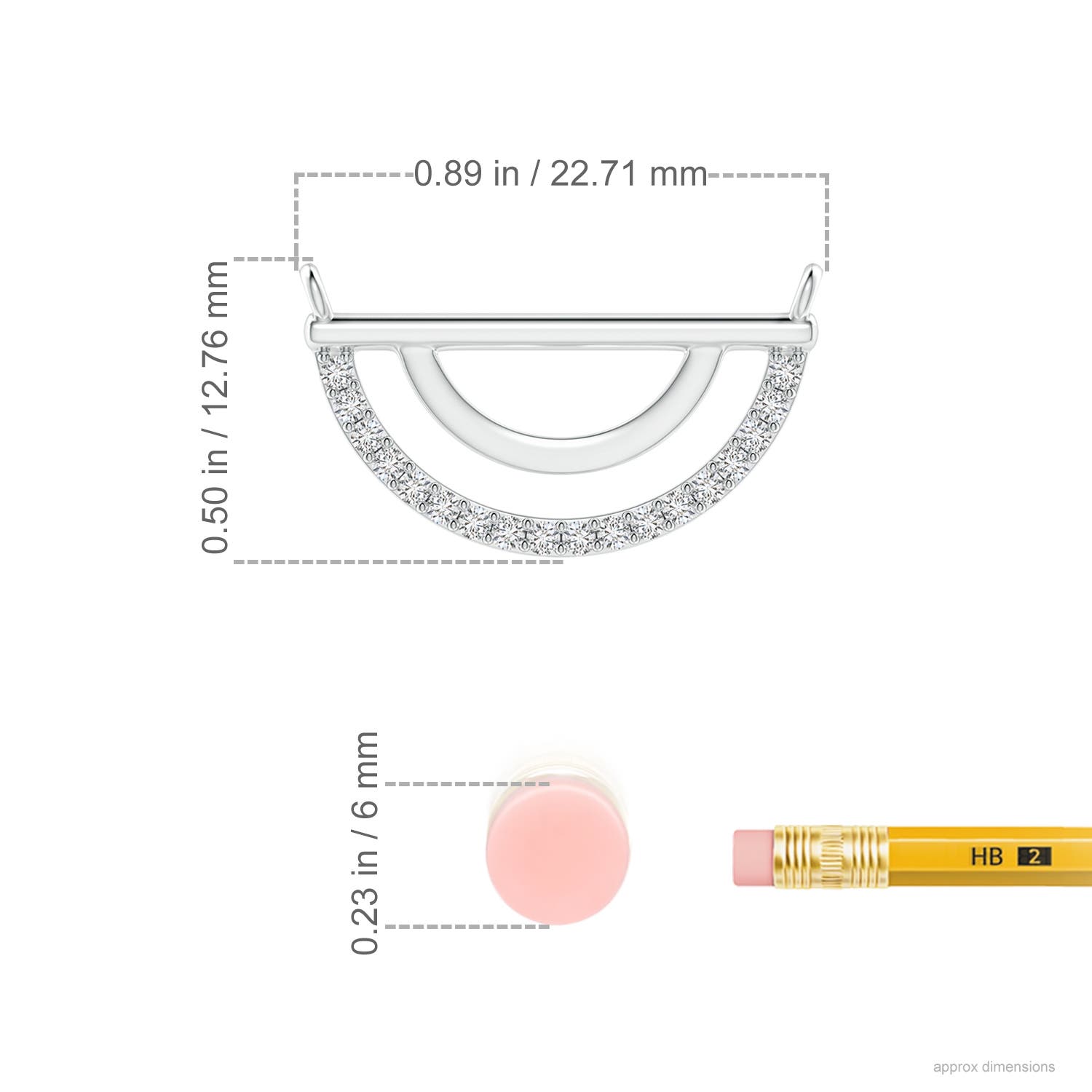 H, SI2 / 0.2 CT / 14 KT White Gold