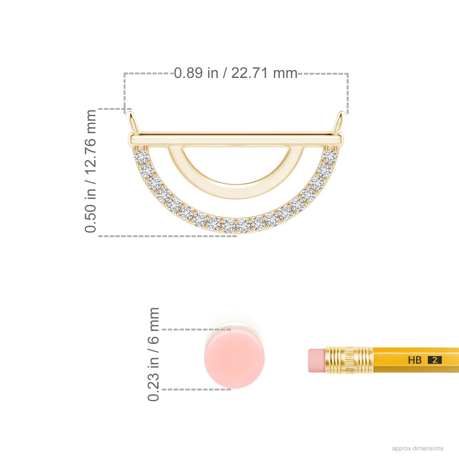 H, SI2 / 0.2 CT / 14 KT Yellow Gold