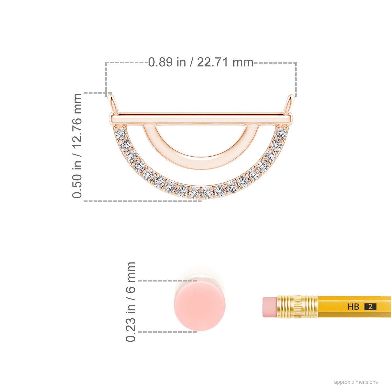 I-J, I1-I2 / 0.2 CT / 14 KT Rose Gold